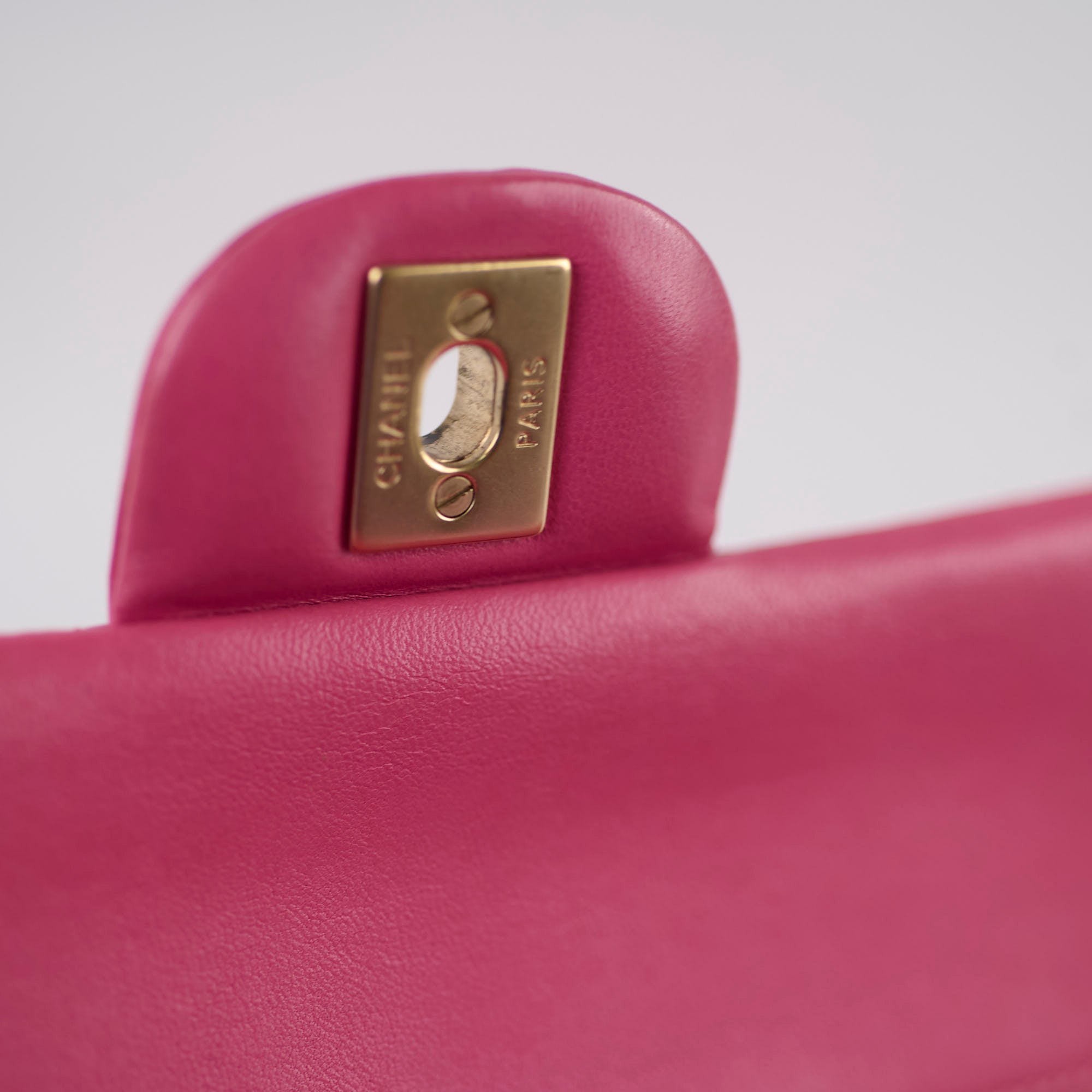 Chanel Classic Flap Medium/Large Lambskin Dark Pink/Magenta