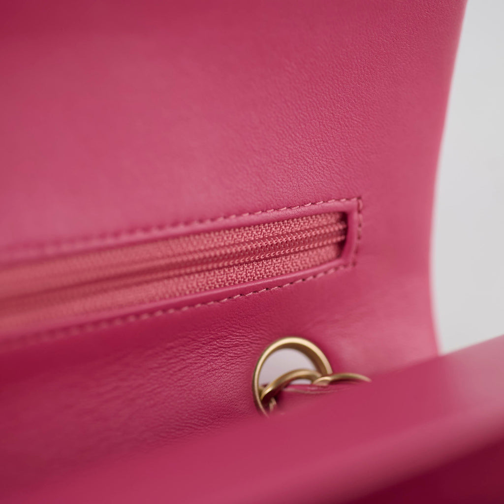 Chanel Classic Flap Medium/Large Lambskin Dark Pink/Magenta