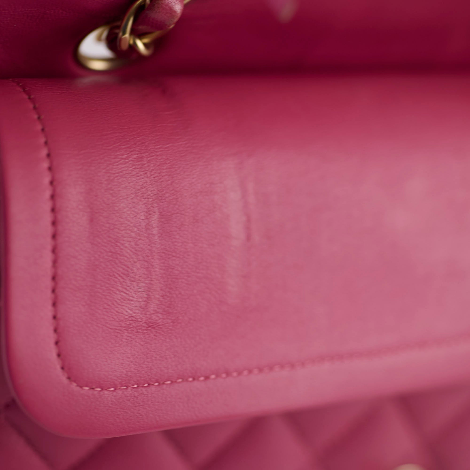 Chanel Classic Flap Medium/Large Lambskin Dark Pink/Magenta