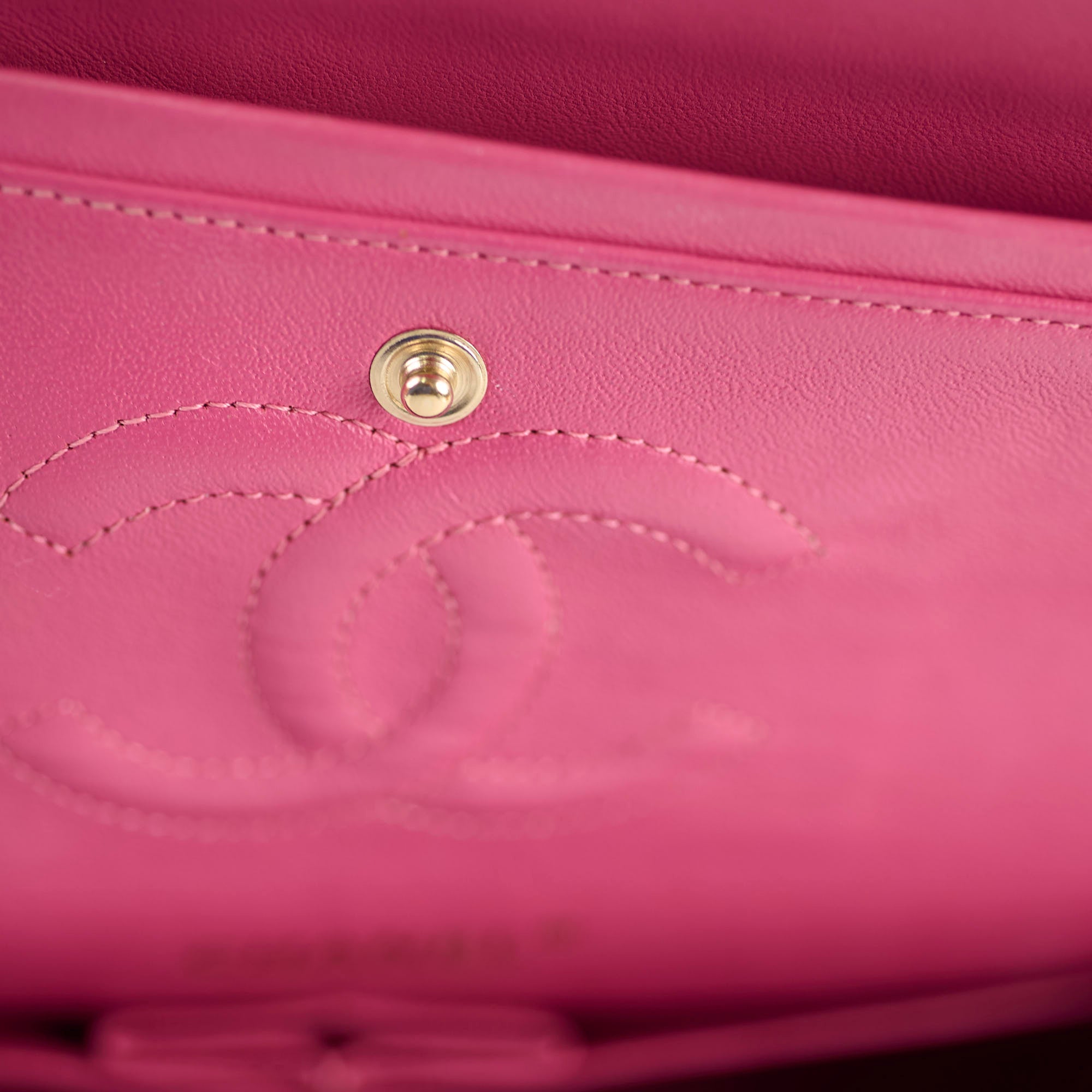 Chanel Classic Flap Medium/Large Lambskin Dark Pink/Magenta