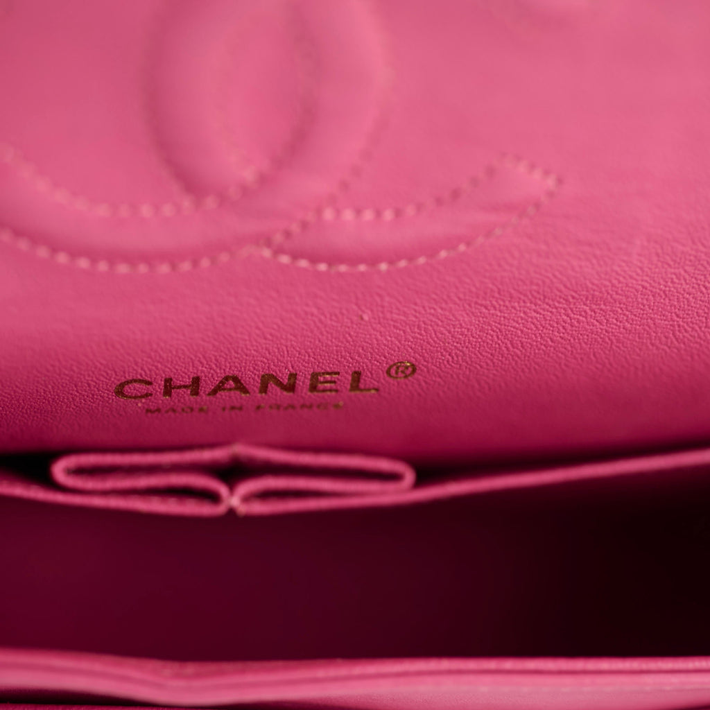 Chanel Classic Flap Medium/Large Lambskin Dark Pink/Magenta