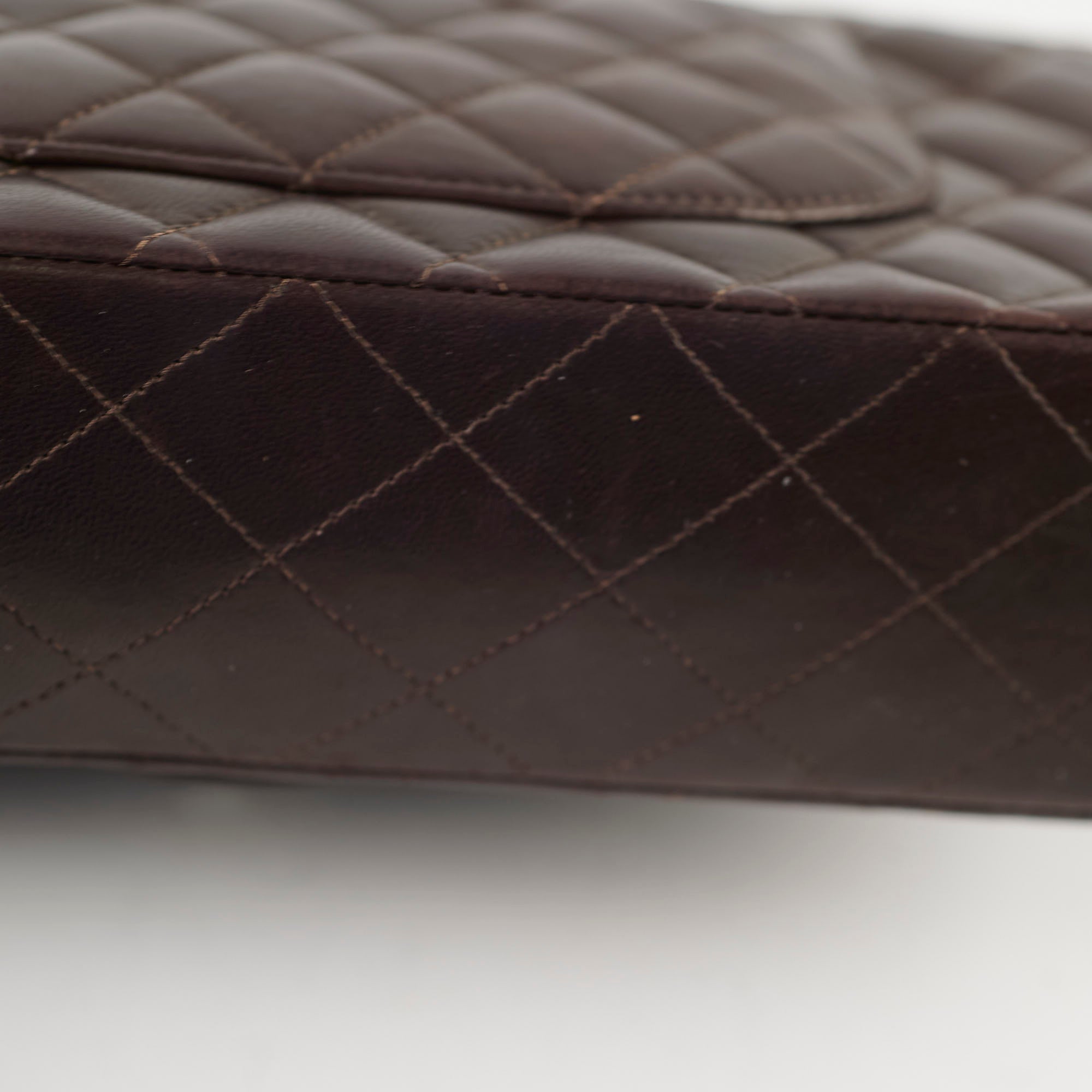 Chanel Classic Flap Medium/Large Lambskin Dark Brown