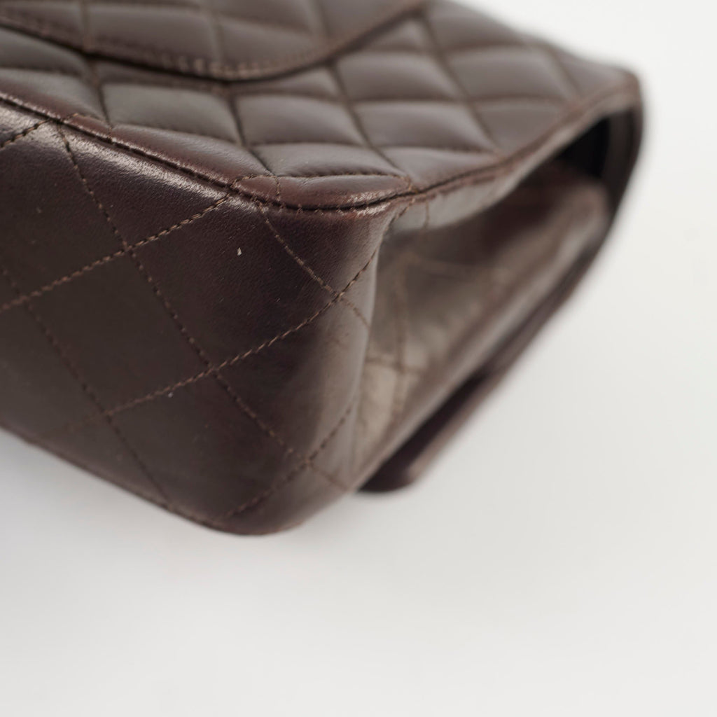Chanel Classic Flap Medium/Large Lambskin Dark Brown