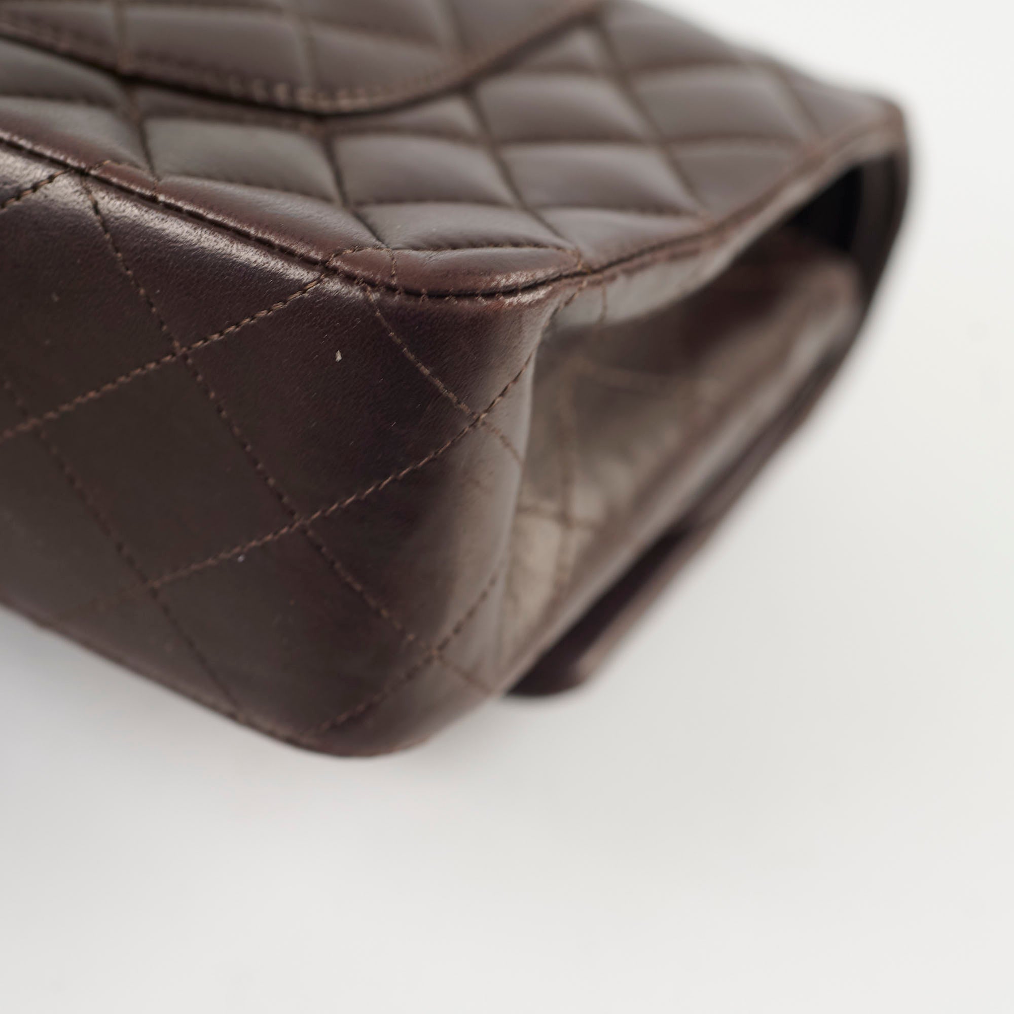 Chanel Classic Flap Medium/Large Lambskin Dark Brown