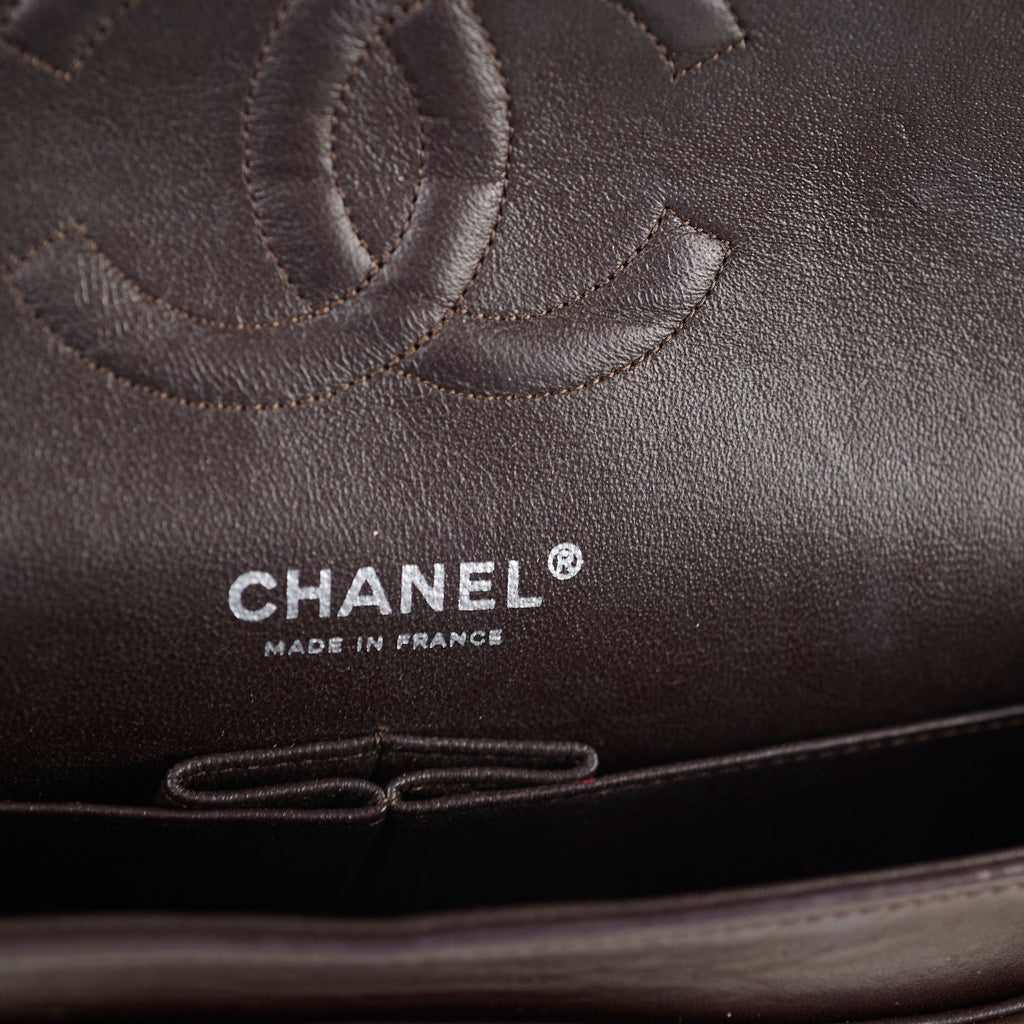 Chanel Classic Flap Medium/Large Lambskin Dark Brown