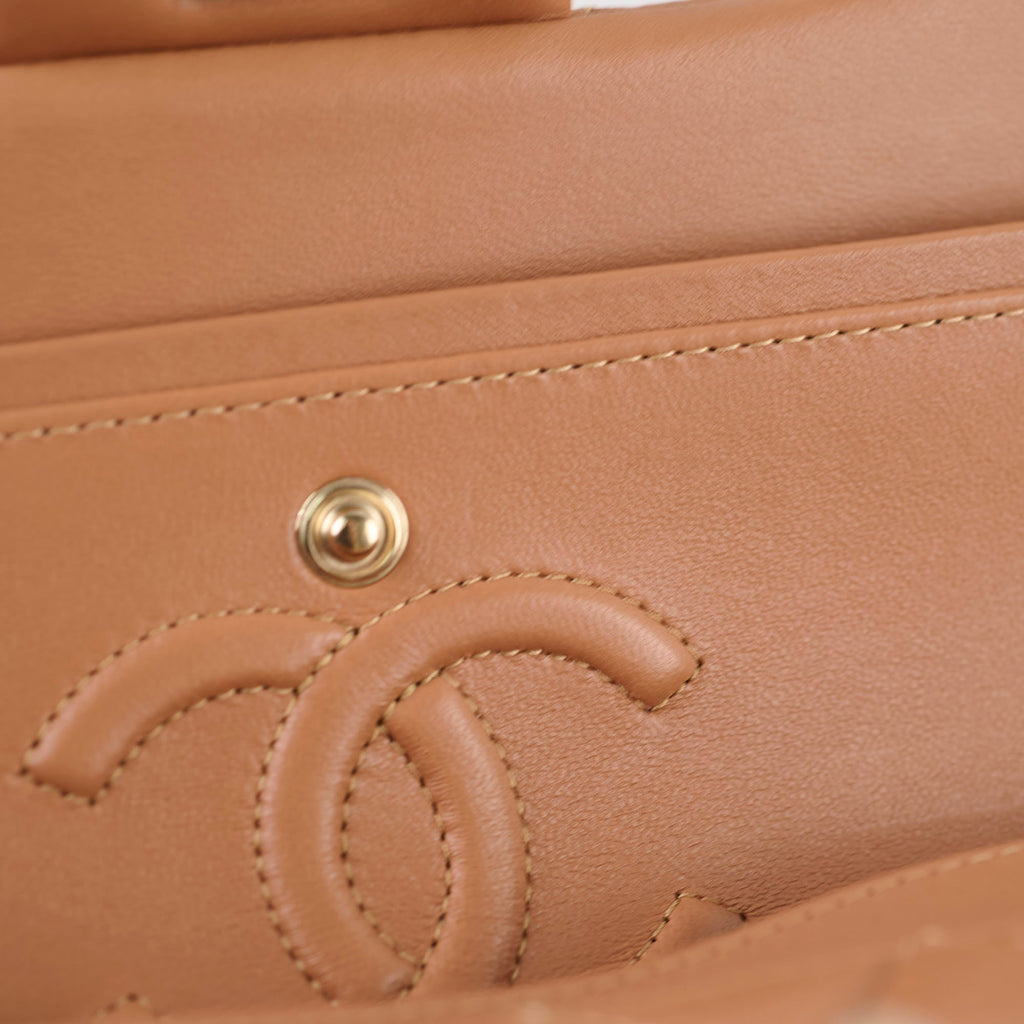 Chanel Small Classic Flap Lambskin Caramel