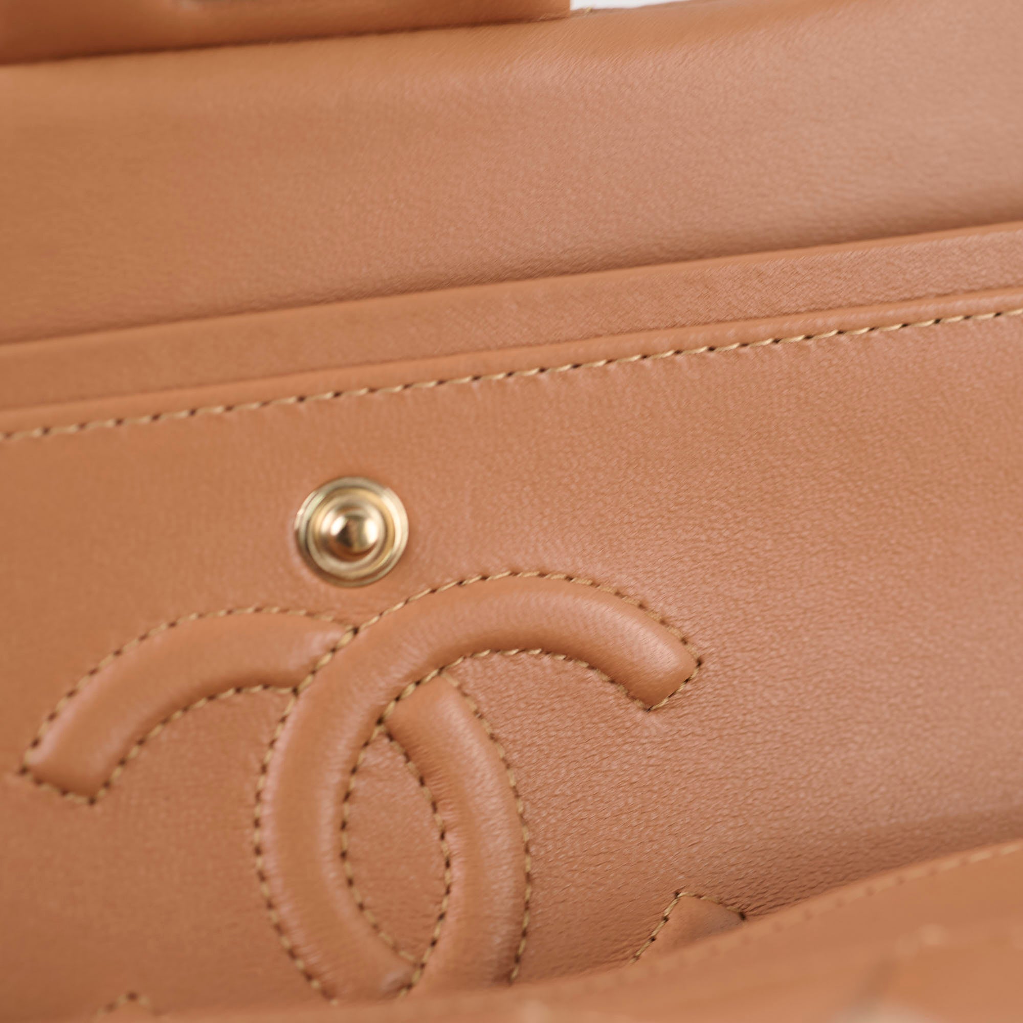 Chanel Small Classic Flap Lambskin Caramel