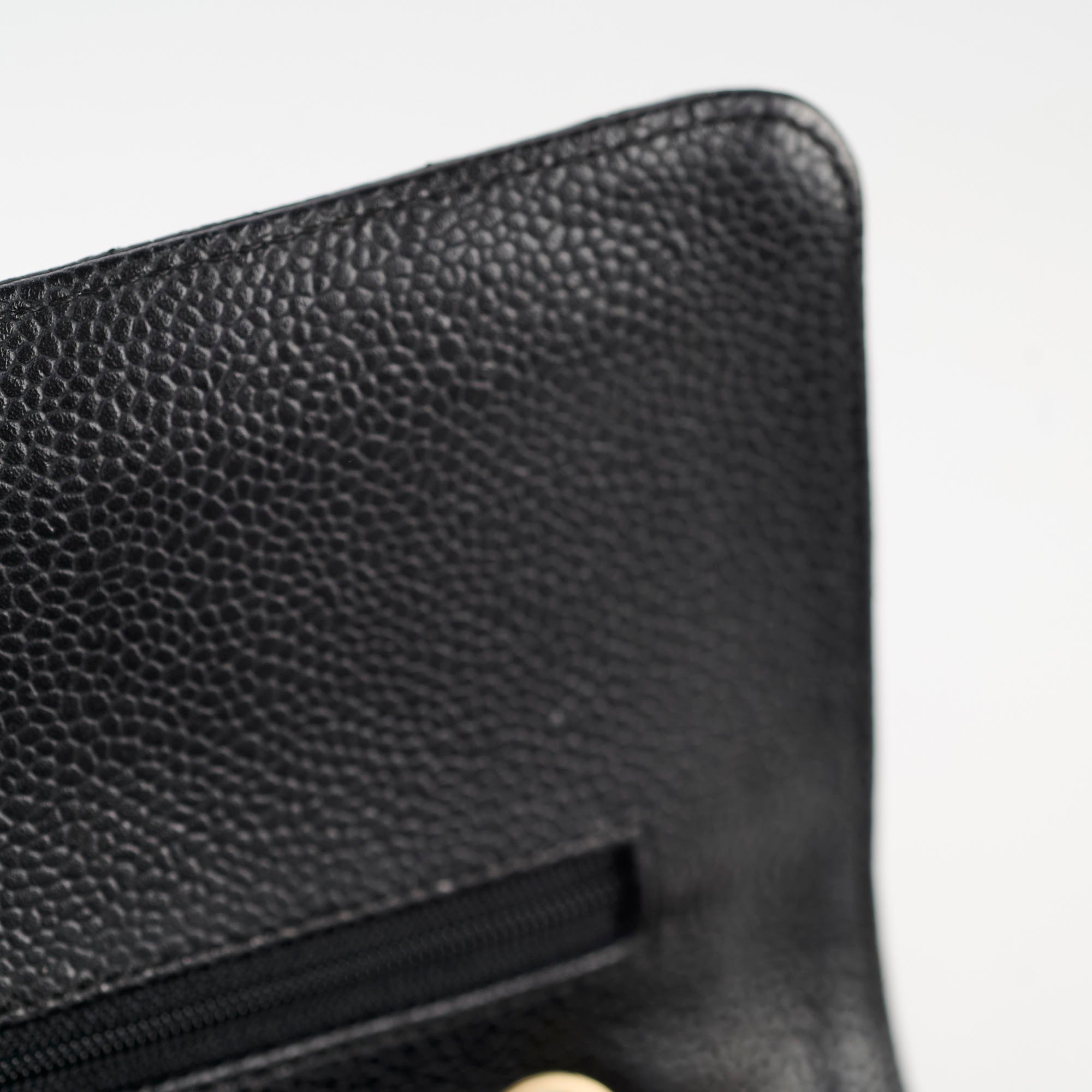 Chanel Medium Classic Flap Black Caviar 24k Plated Gold Hardware