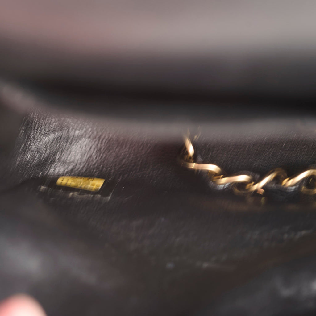 Chanel Medium Classic Flap Black Caviar 24k Plated Gold Hardware