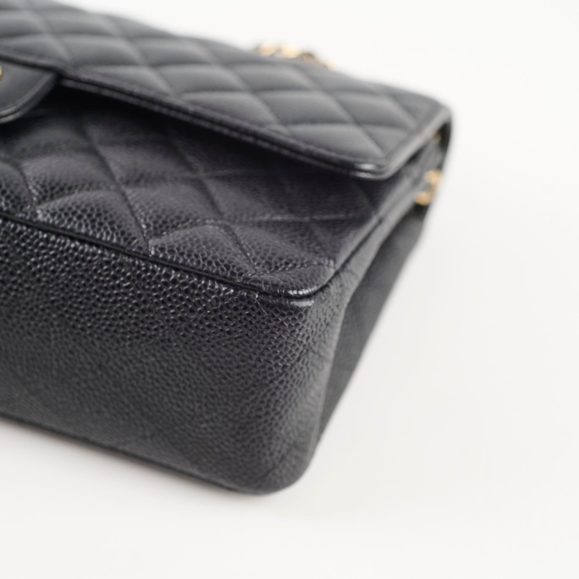 Chanel Medium Classic Flap Black Caviar GHW 16 series