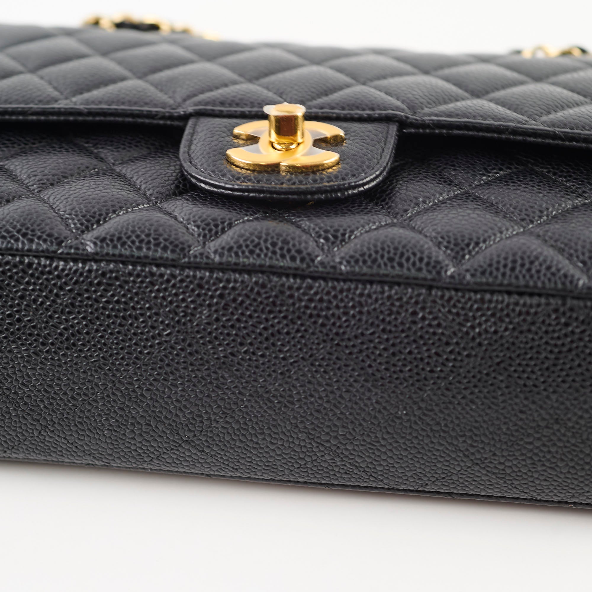 Chanel Medium Classic Flap Black Caviar GHW 16 series