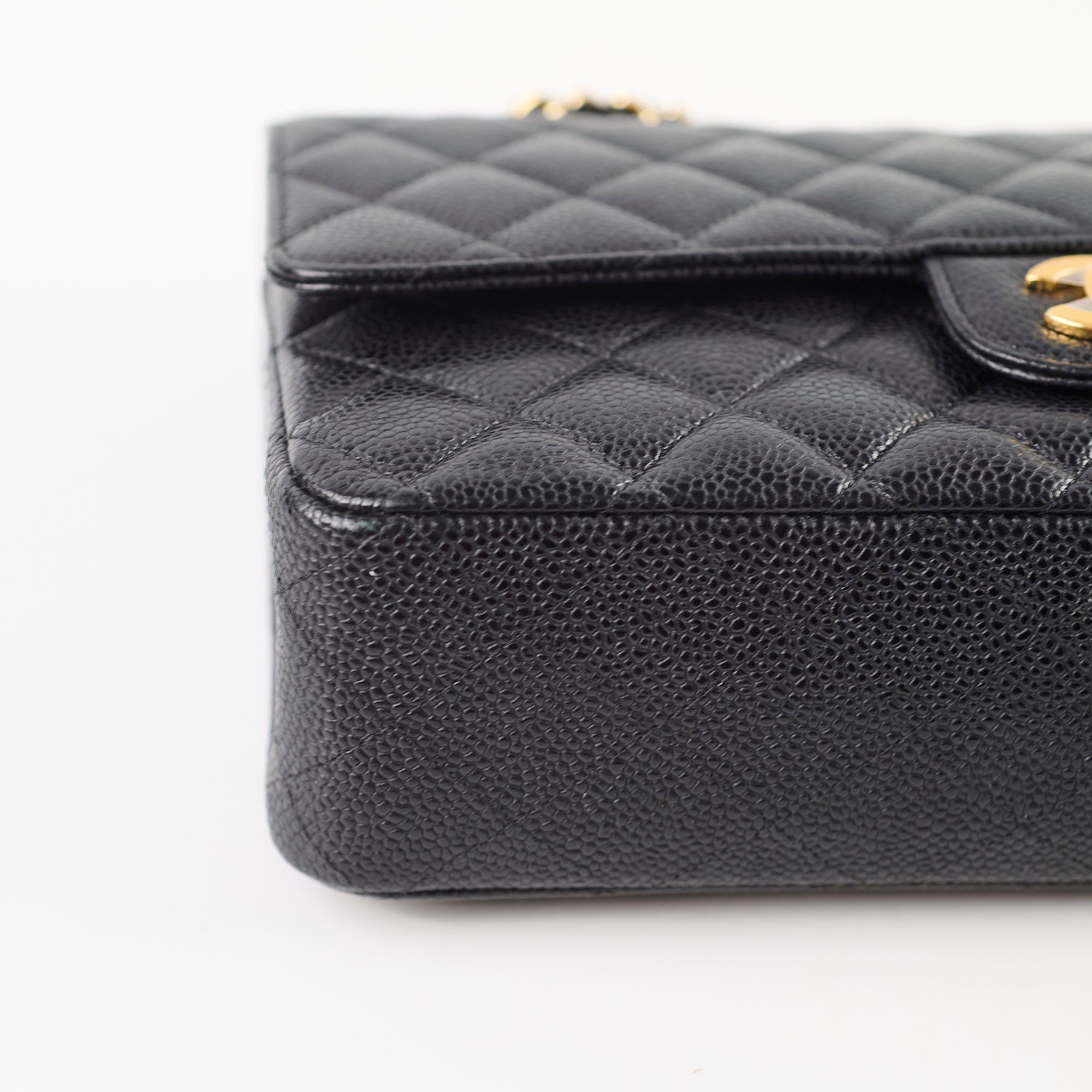 Chanel Medium Classic Flap Black Caviar GHW 16 series