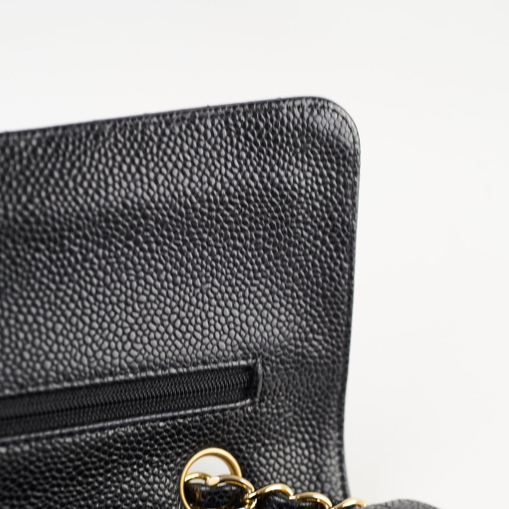 Chanel Medium Classic Flap Black Caviar GHW 16 series
