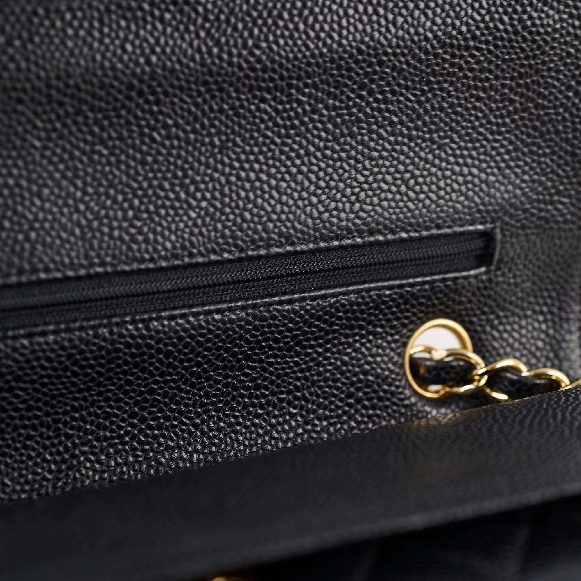 Chanel Medium Classic Flap Black Caviar GHW 16 series