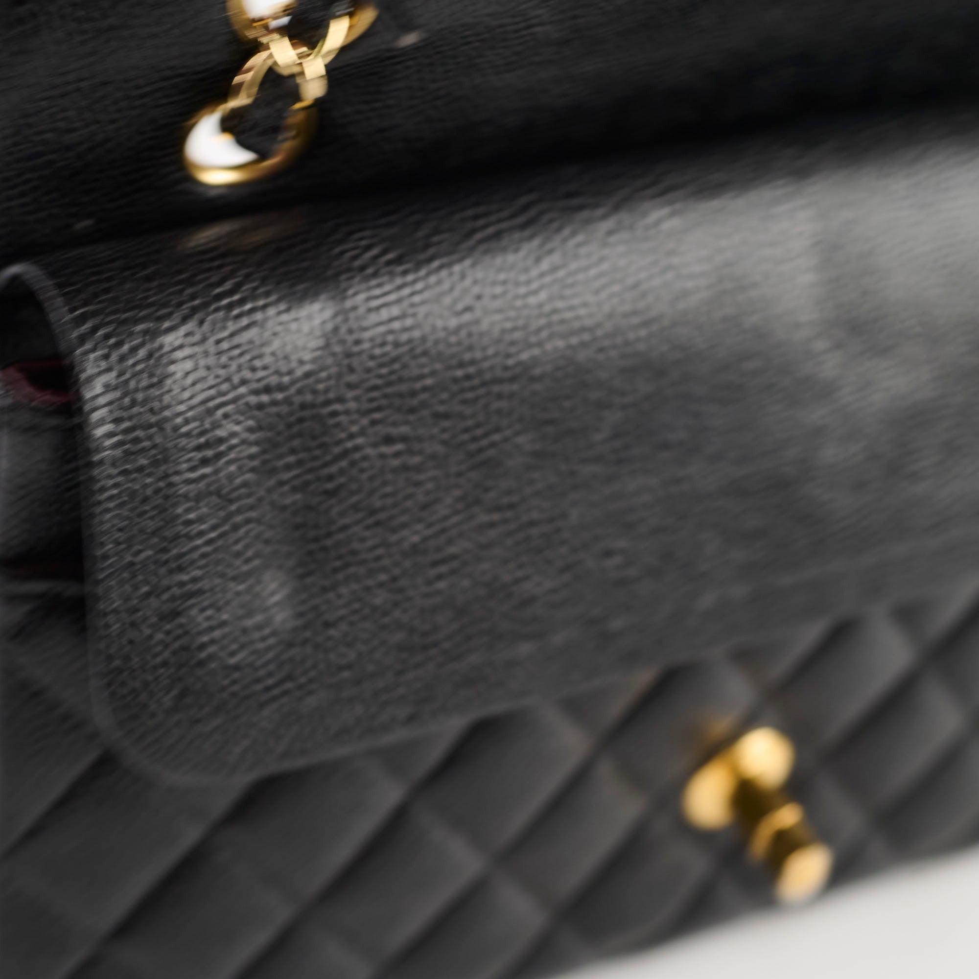 Chanel Medium Classic Flap Black Caviar GHW 16 series
