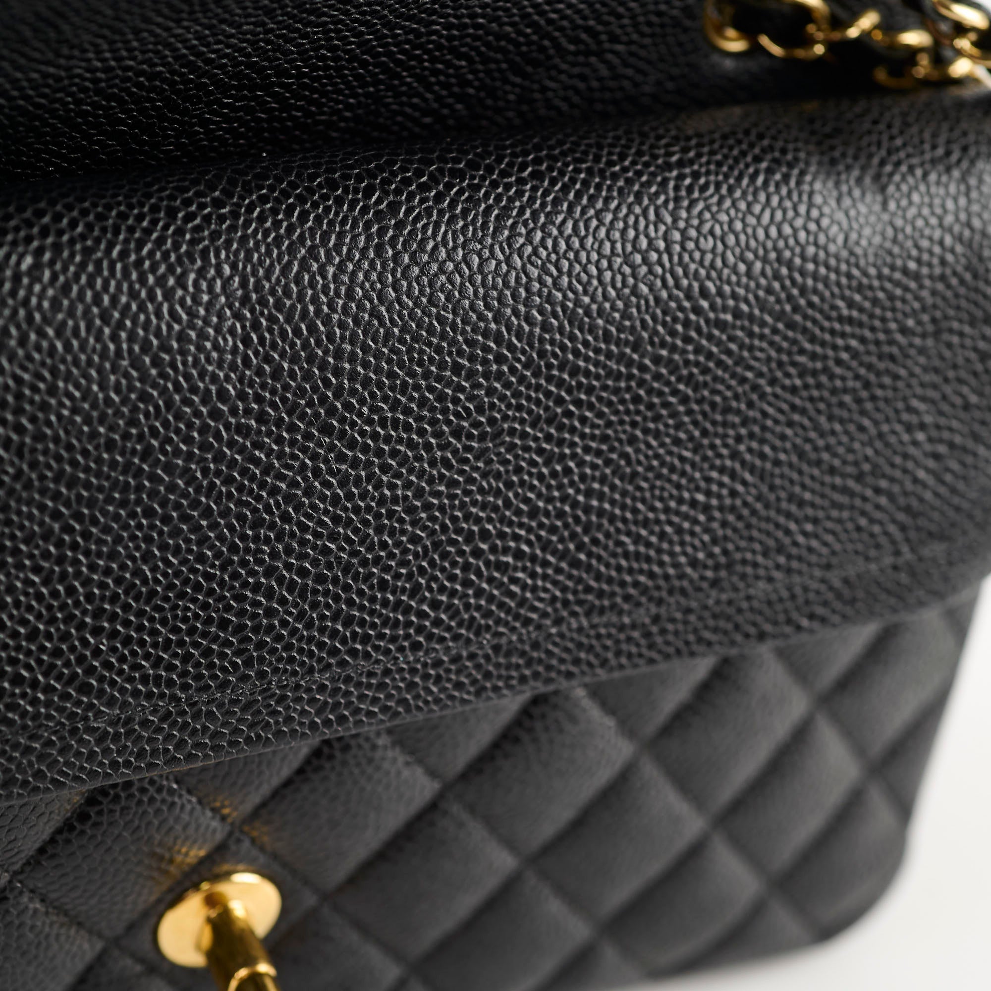 Chanel Medium Classic Flap Black Caviar GHW 16 series