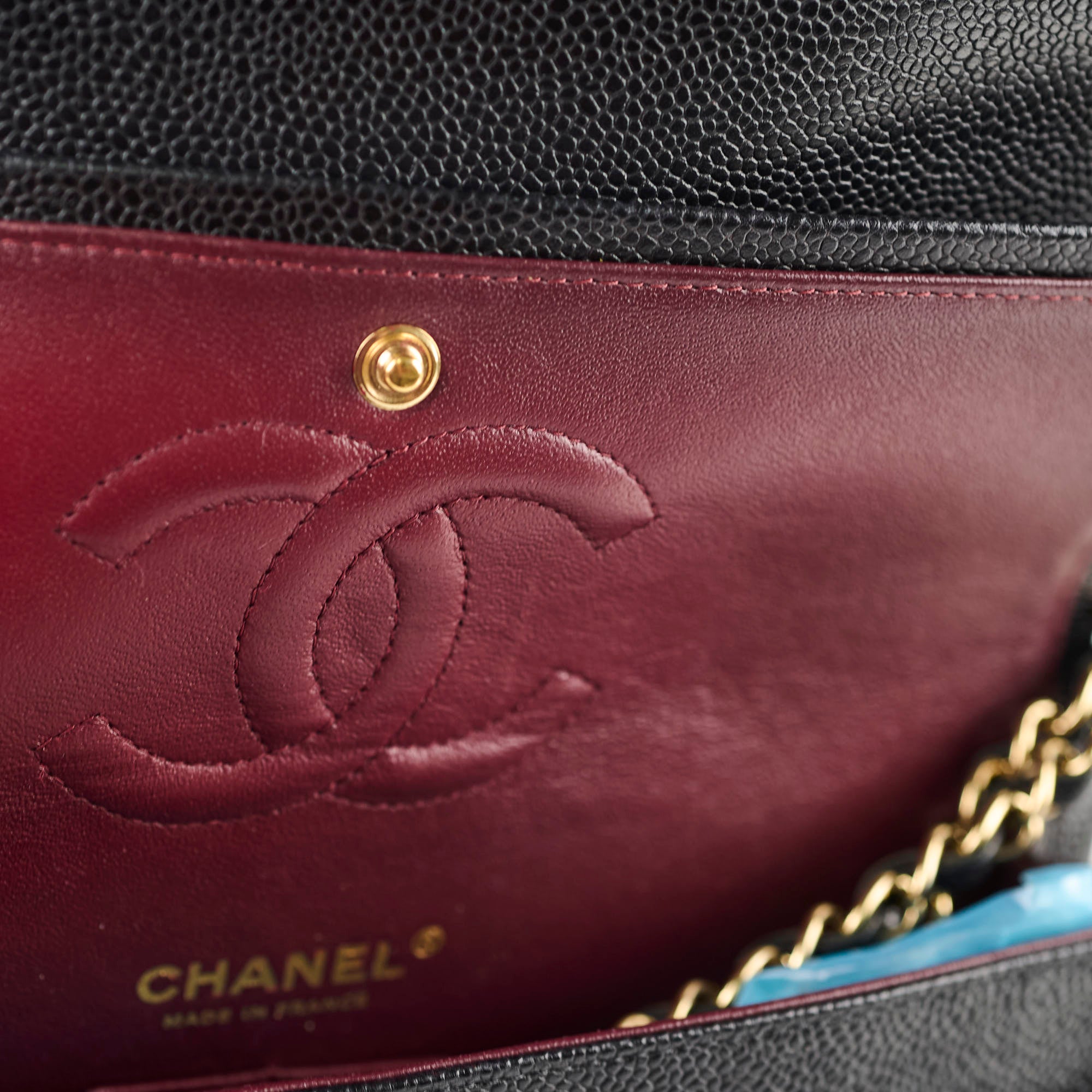 Chanel Medium Classic Flap Black Caviar GHW 16 series