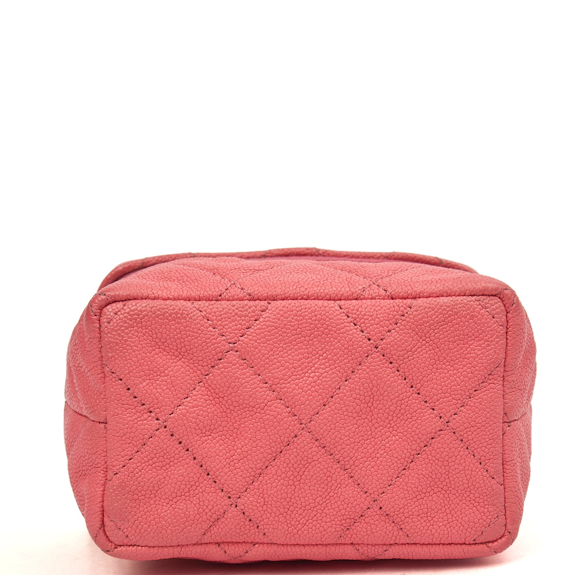 Chanel Cross Body Vanity Case - Mini in Pink, Caviar Leather