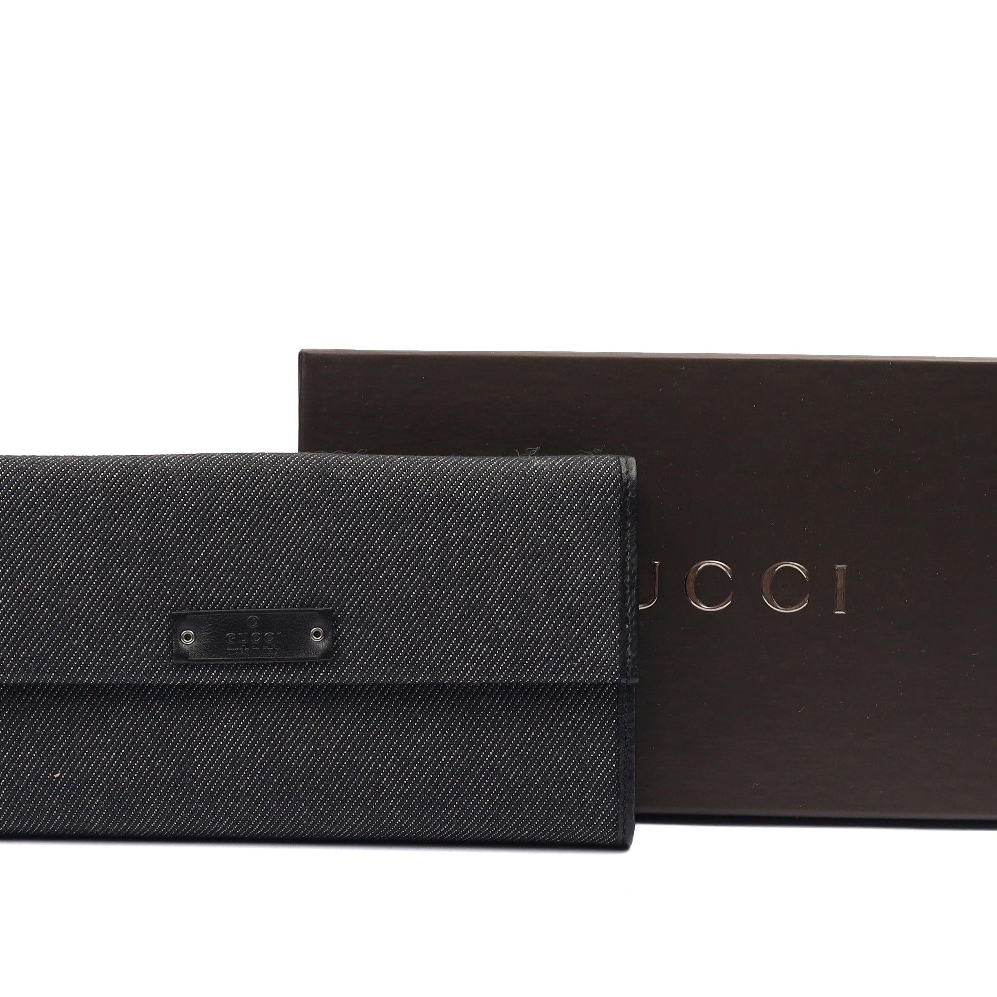 Gucci Wallet Wallet in Black, Canvas