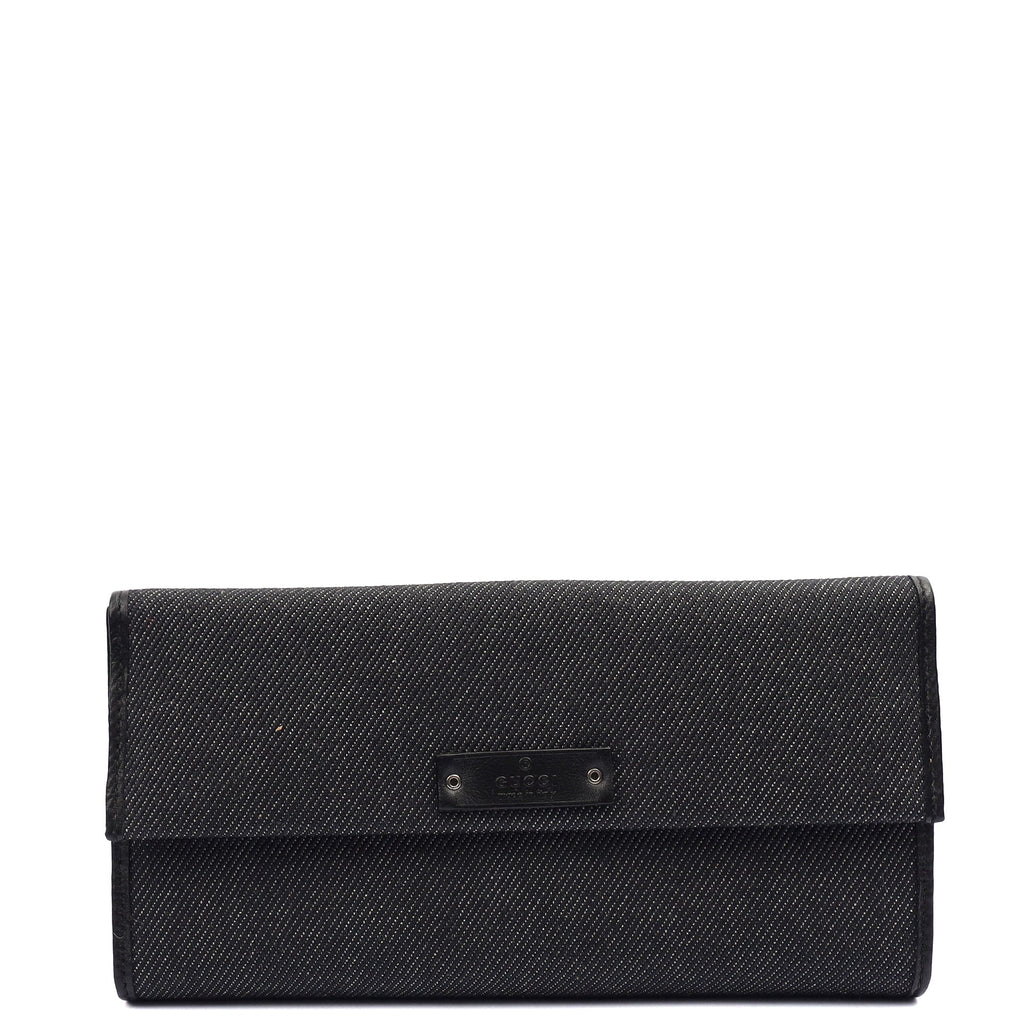 Gucci Wallet Wallet in Black, Canvas