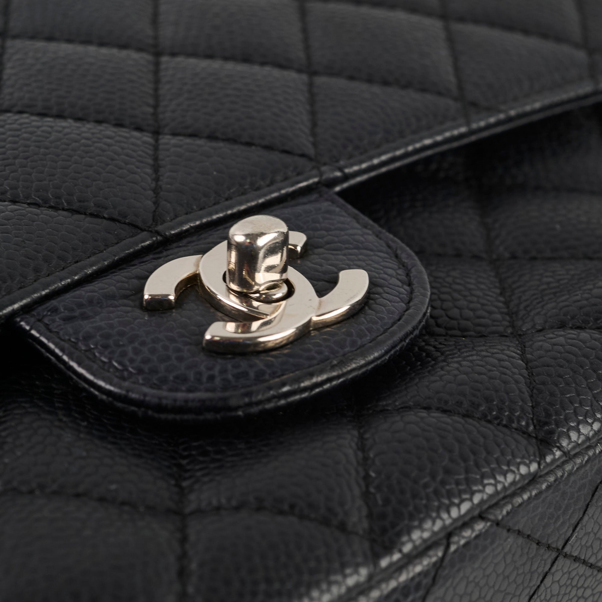 Chanel Classic Flap Medium/Large Black Caviar
