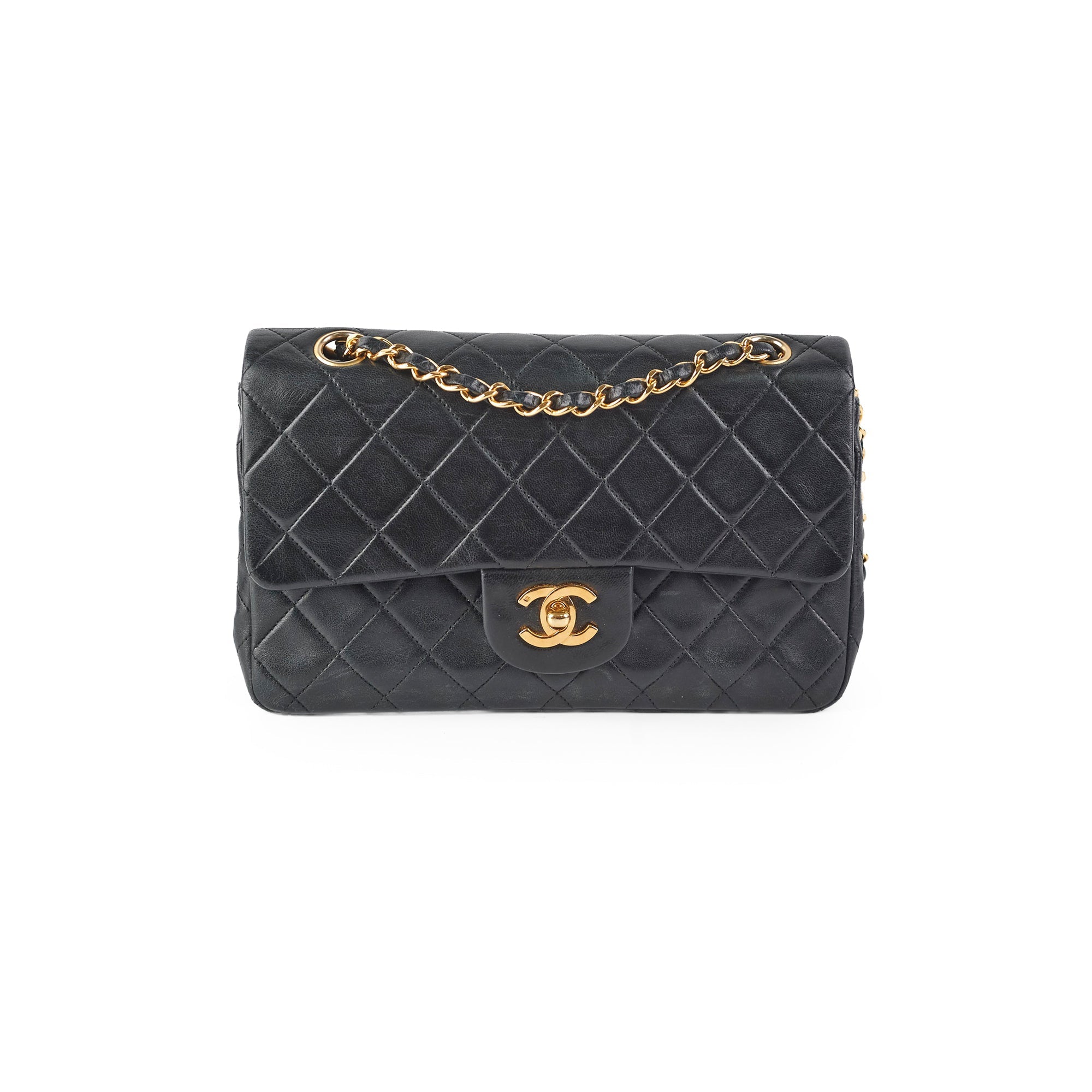 Chanel Vintage Classic Flap Lambskin Black - Series 1