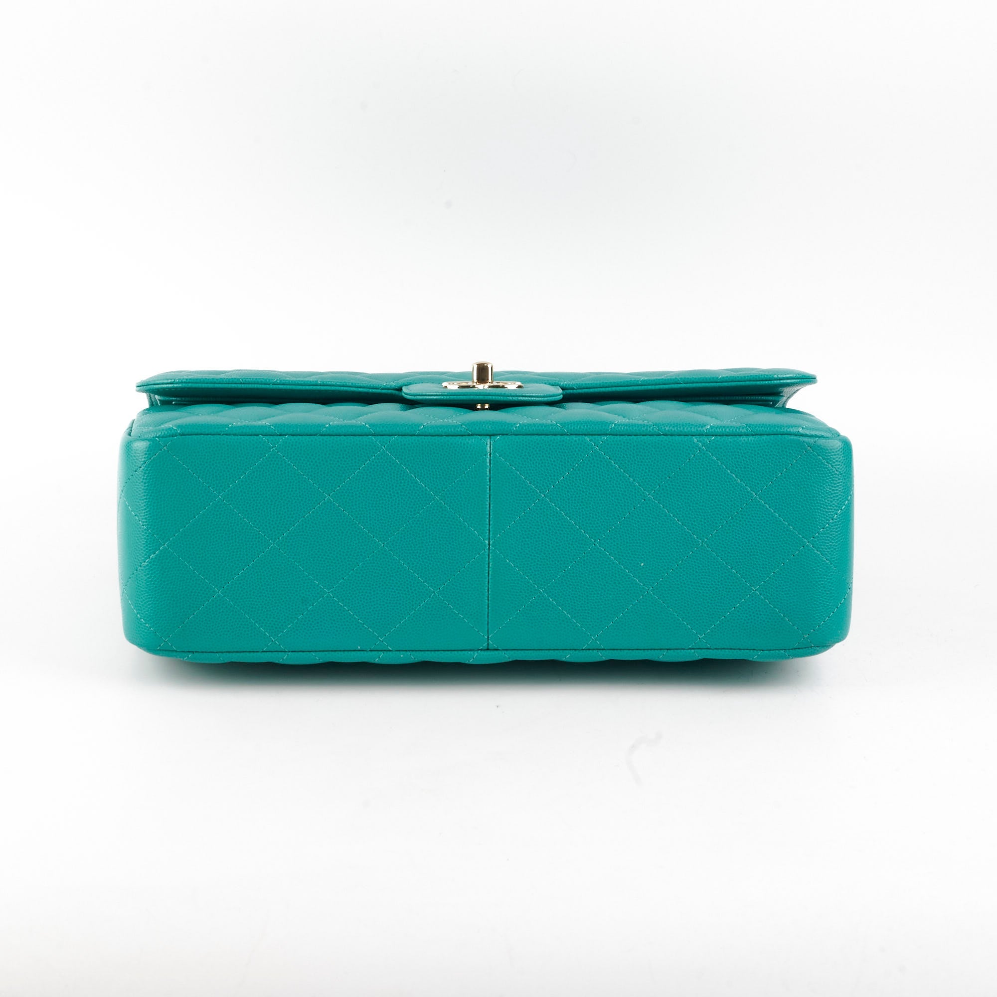 Chanel Jumbo Classic Flap Caviar Turquoise - Sereis 23