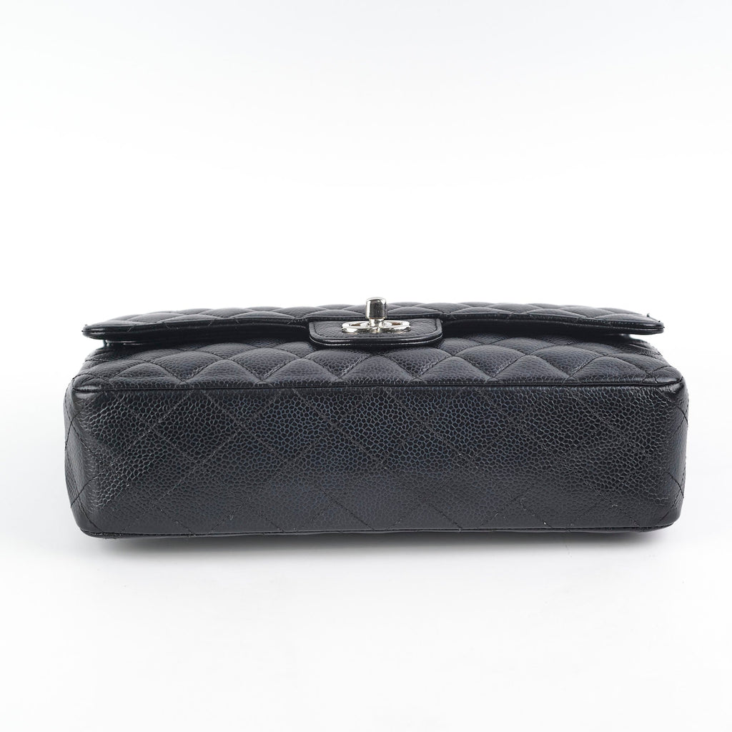 Chanel Caviar Medium/Large Double Classic Flap Black