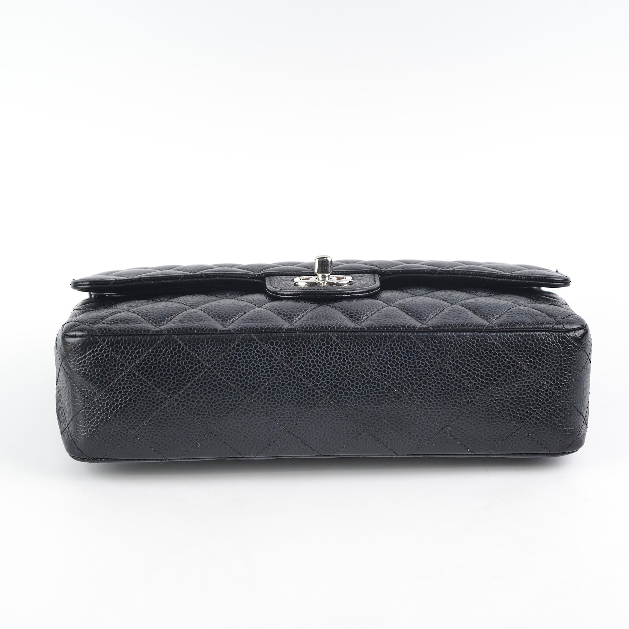Chanel Caviar Medium/Large Double Classic Flap Black