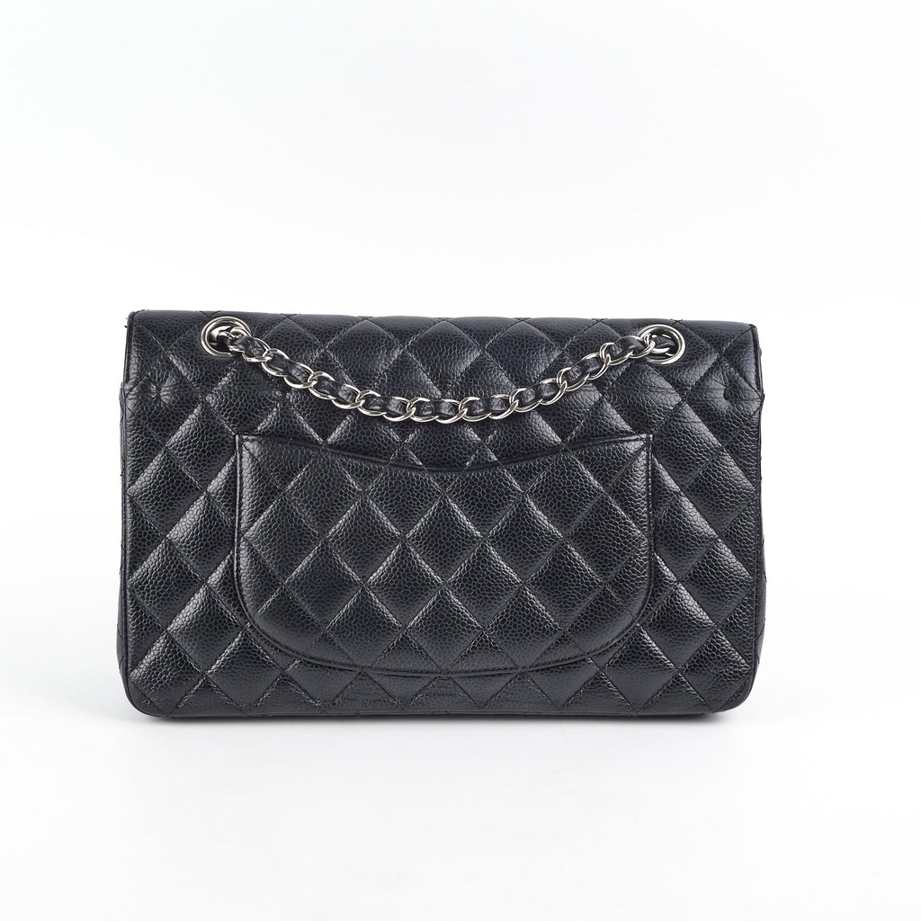 Chanel Caviar Medium/Large Double Classic Flap Black