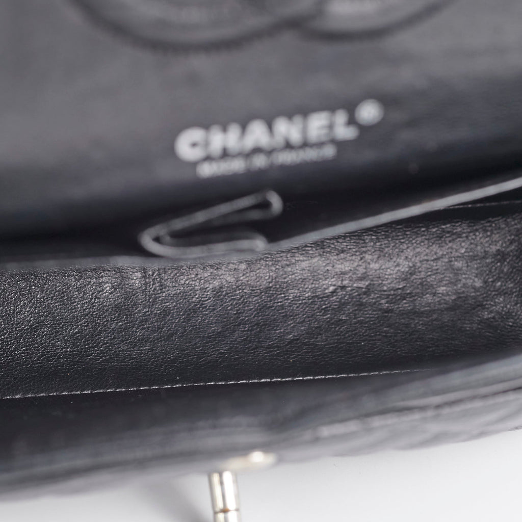 Chanel Caviar Medium/Large Double Classic Flap Black