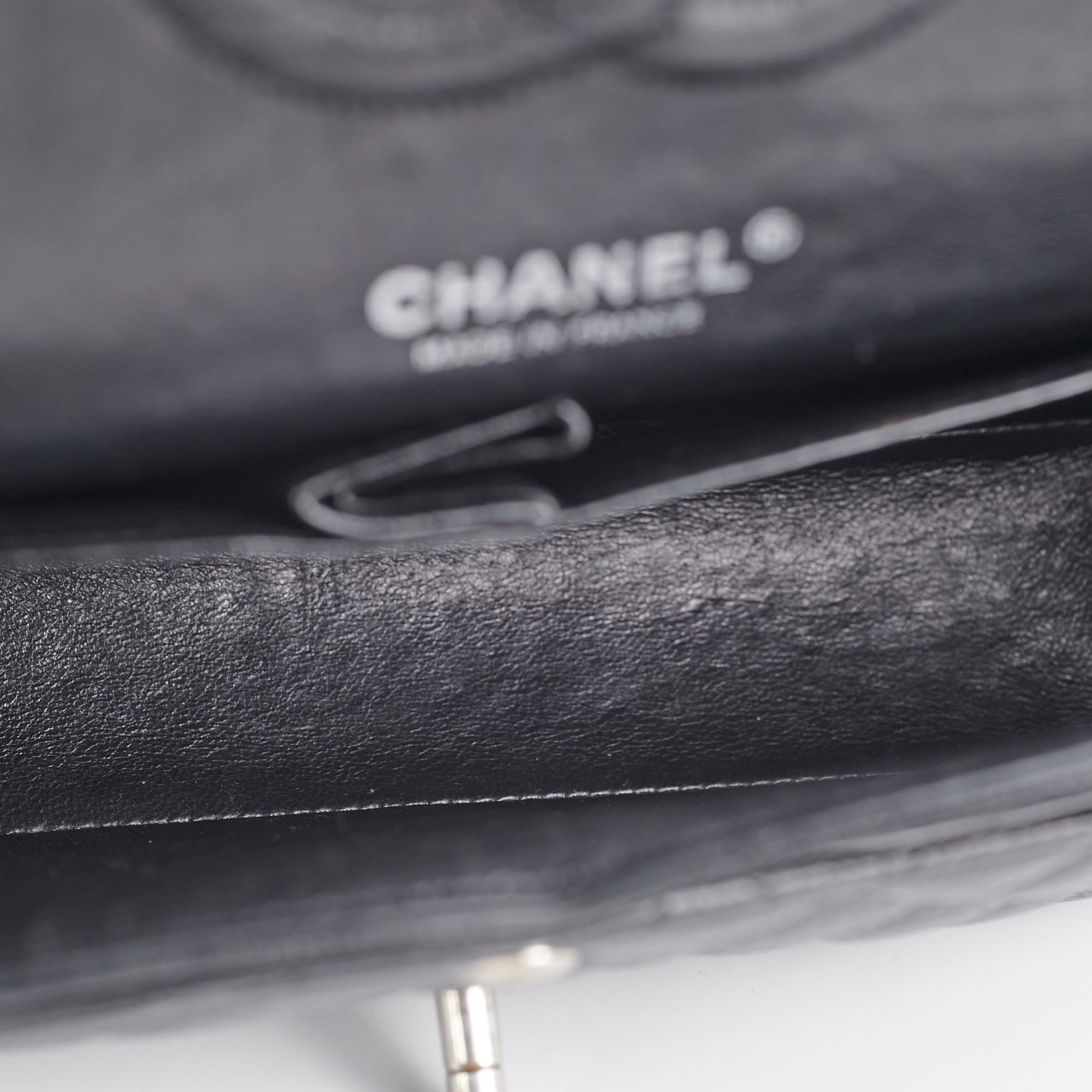 Chanel Caviar Medium/Large Double Classic Flap Black