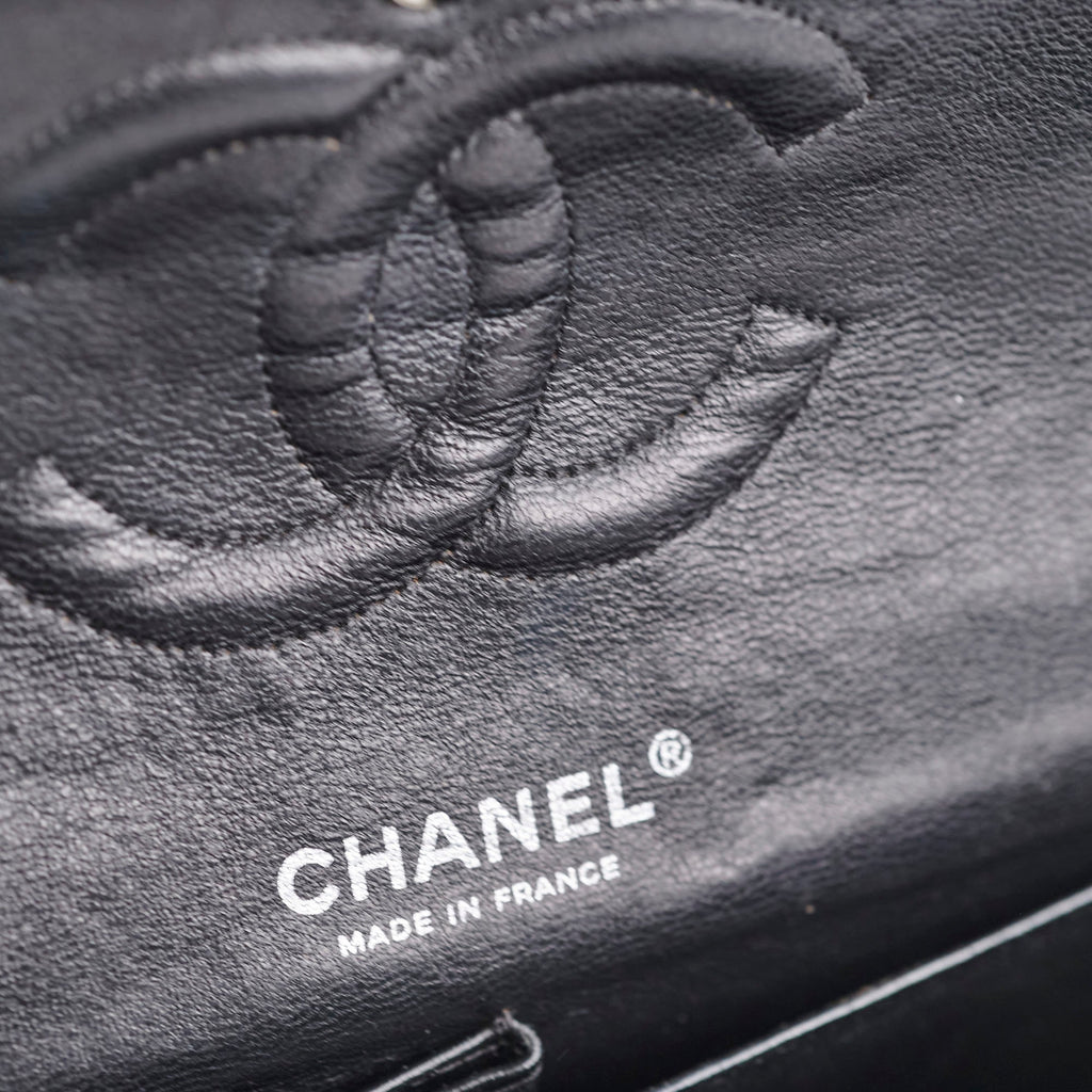 Chanel Caviar Medium/Large Double Classic Flap Black