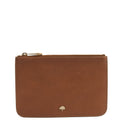 Mulberry Clutch Pouch in Oak, Calfskin Leather