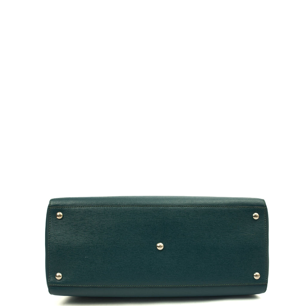 Fendi Tote 2Jour - Medium  in Green, Leather