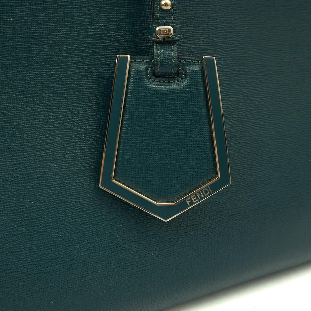 Fendi Tote 2Jour - Medium  in Green, Leather