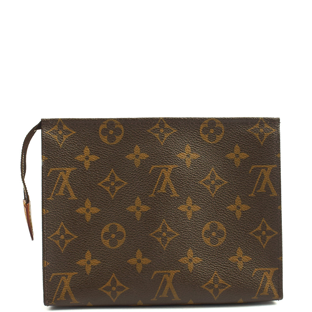 Louis Vuitton Clutch Toiletry Pouch 19 in Monogram, Canvas