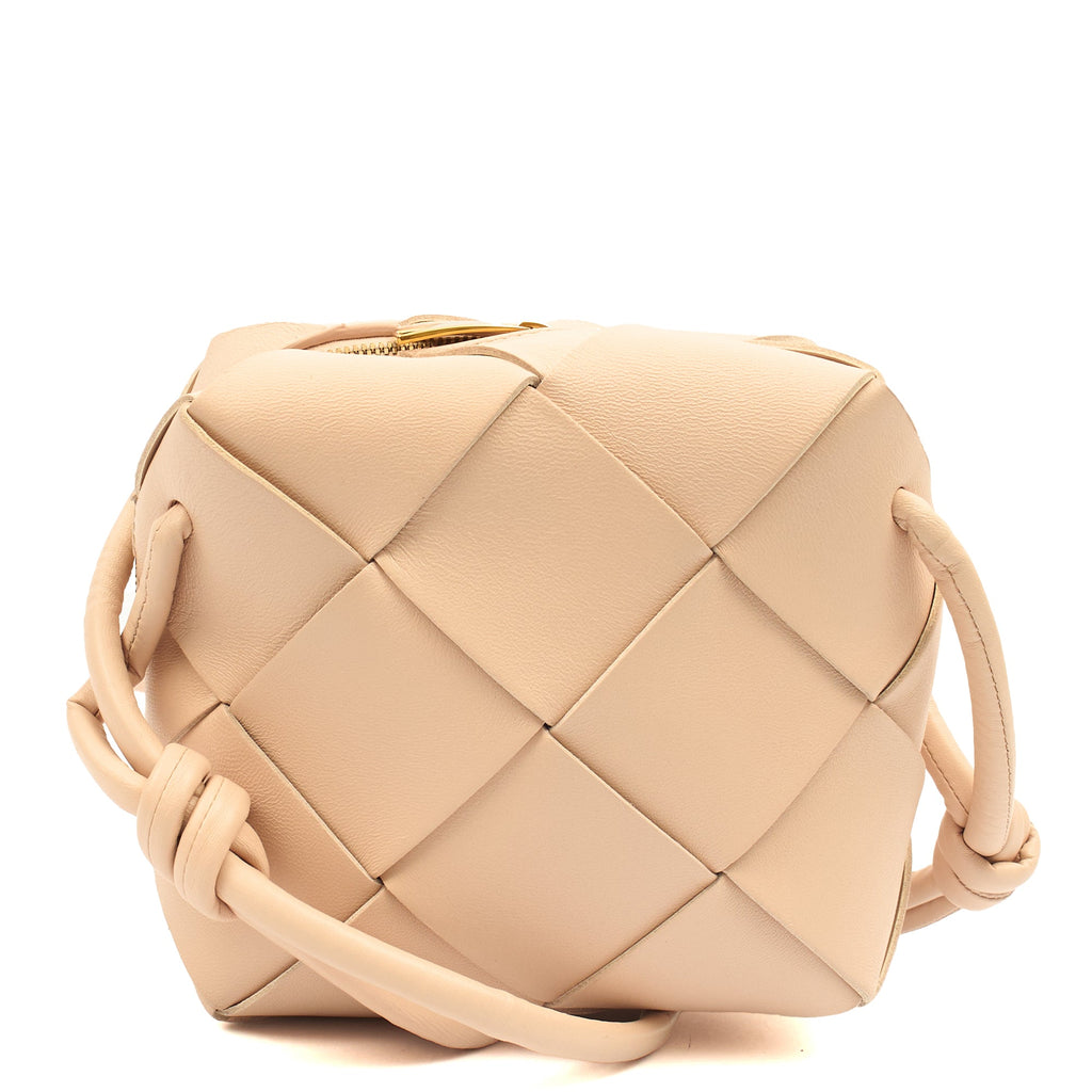 Bottega Veneta Cross Body Mini Loop Bag in Pink, Leather