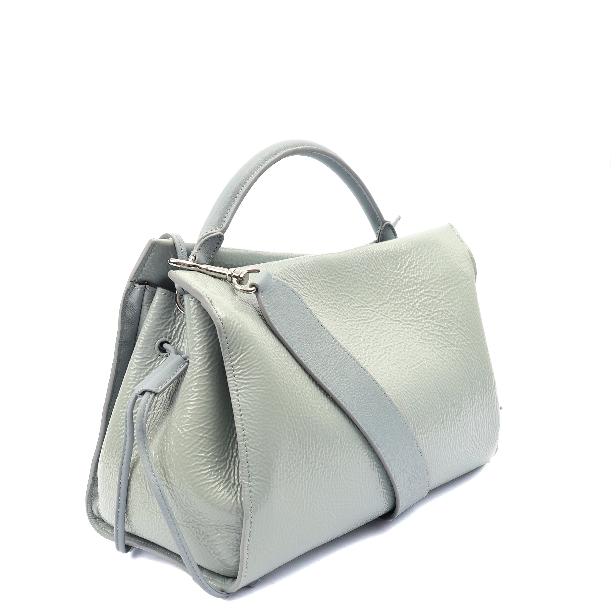 Mulberry Tote Iris - Large in Blue, Patent Leather