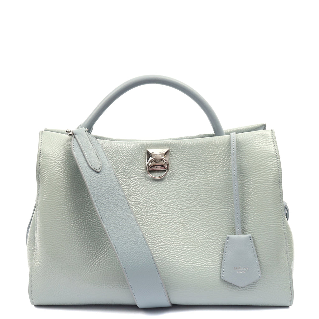 Mulberry Tote Iris - Large in Blue, Patent Leather