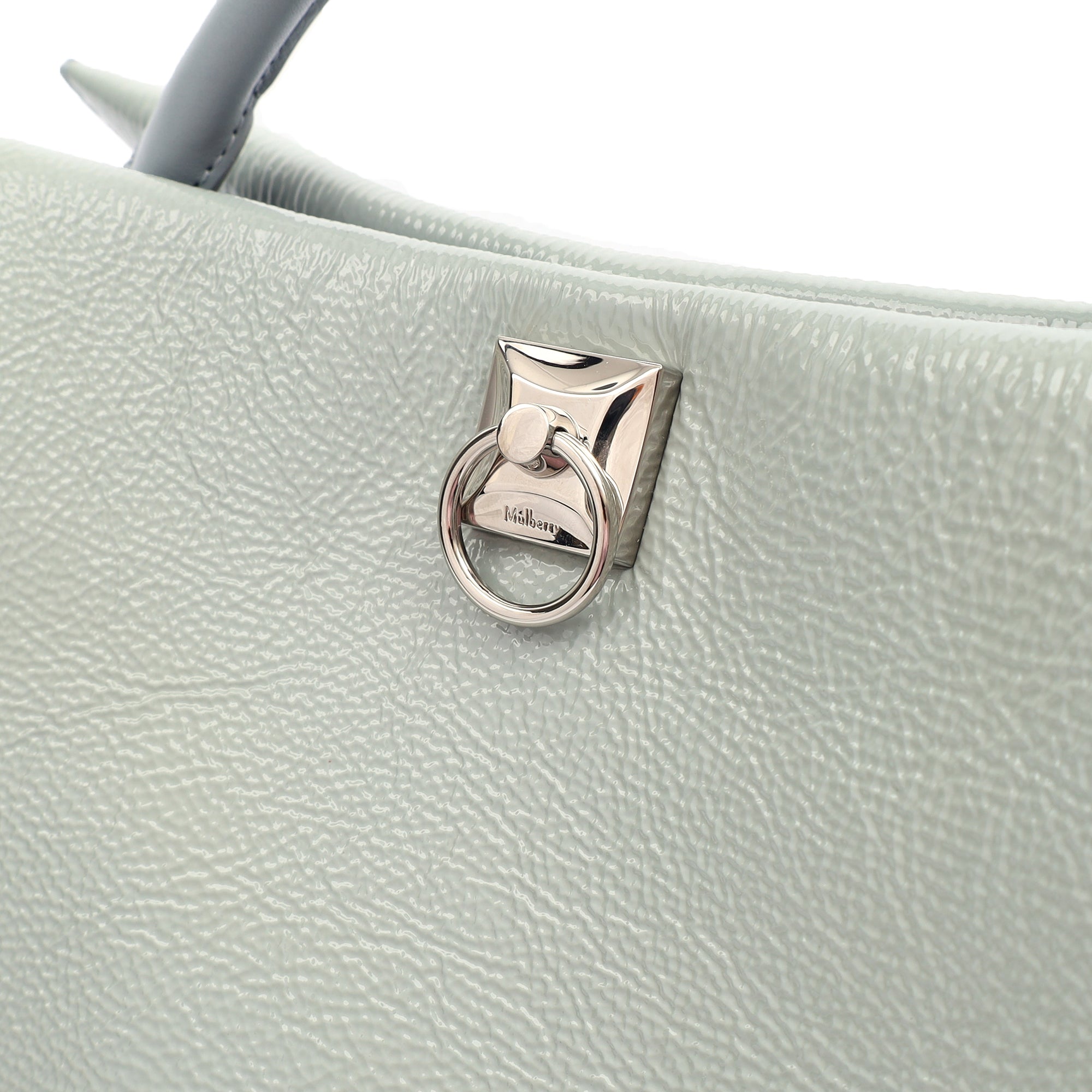 Mulberry Tote Iris - Large in Blue, Patent Leather