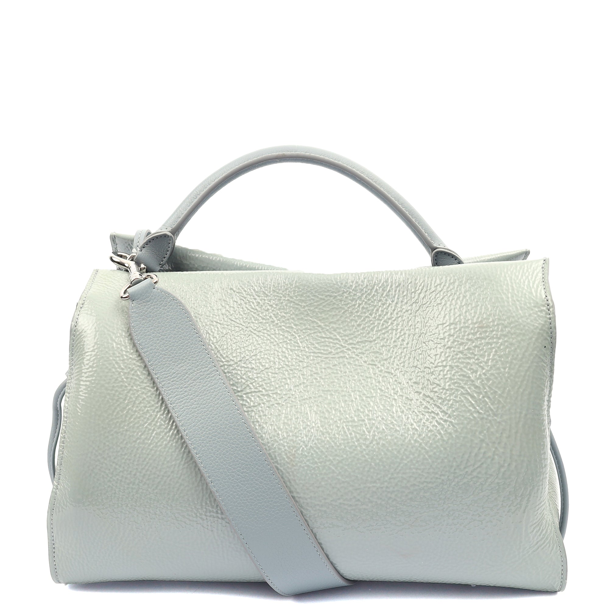 Mulberry Tote Iris - Large in Blue, Patent Leather