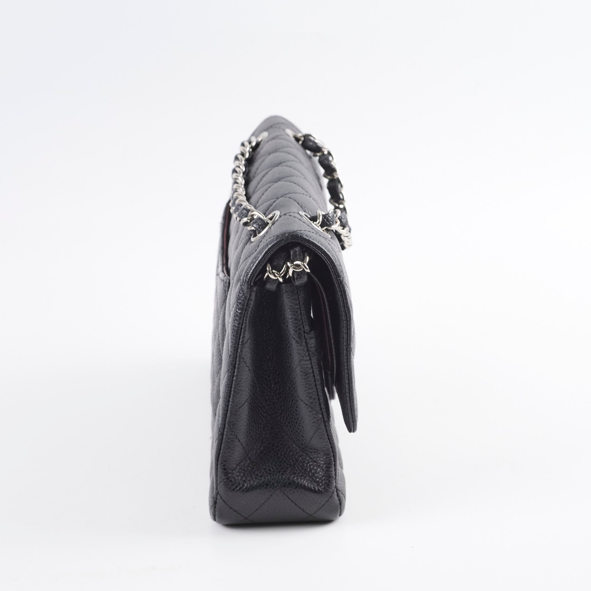 Chanel Caviar Medium M/L Classic Flap Series 16