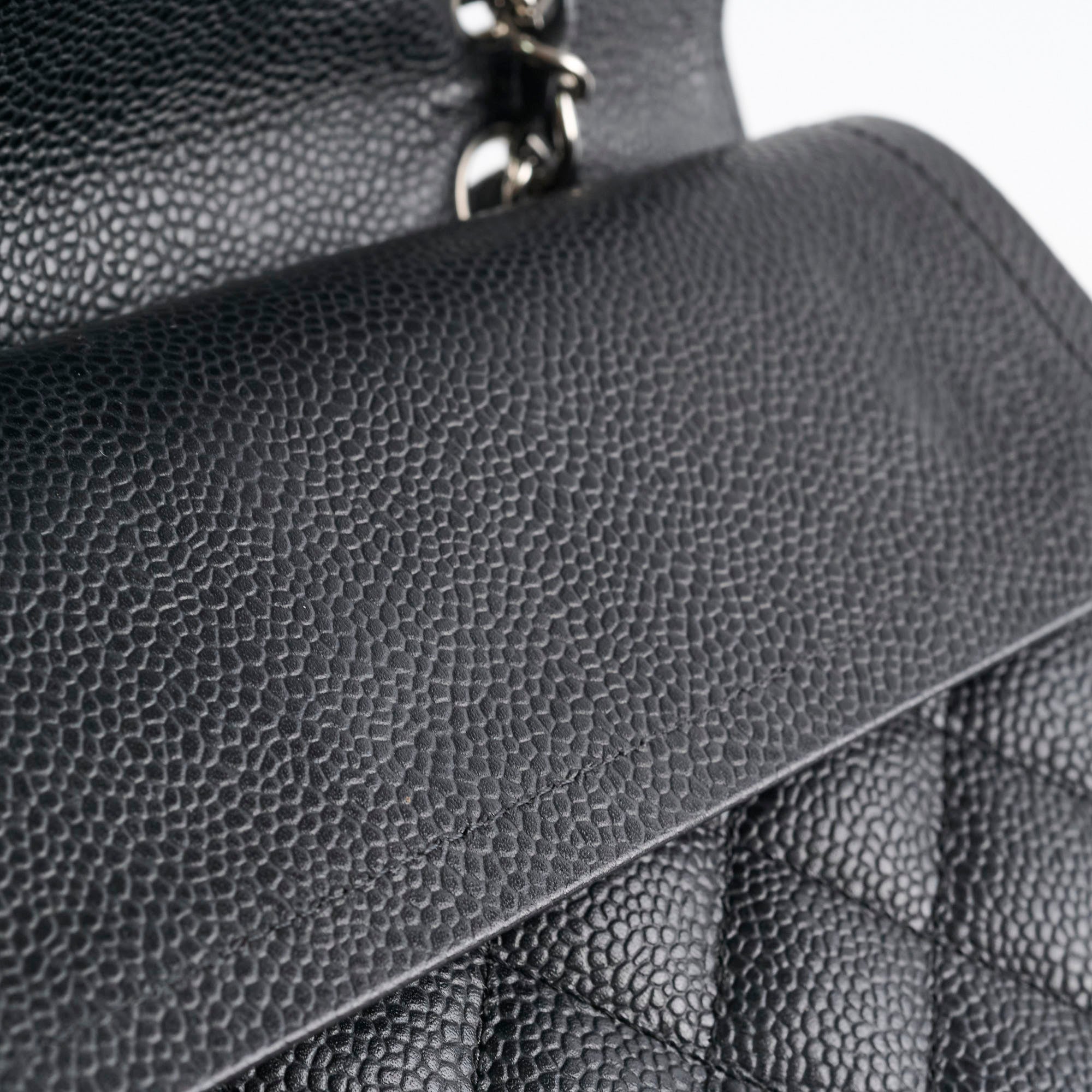 Chanel Caviar Medium M/L Classic Flap Series 16