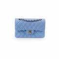 Chanel Small Classic Flap Caviar 23P SkyBlue (Microchipped)