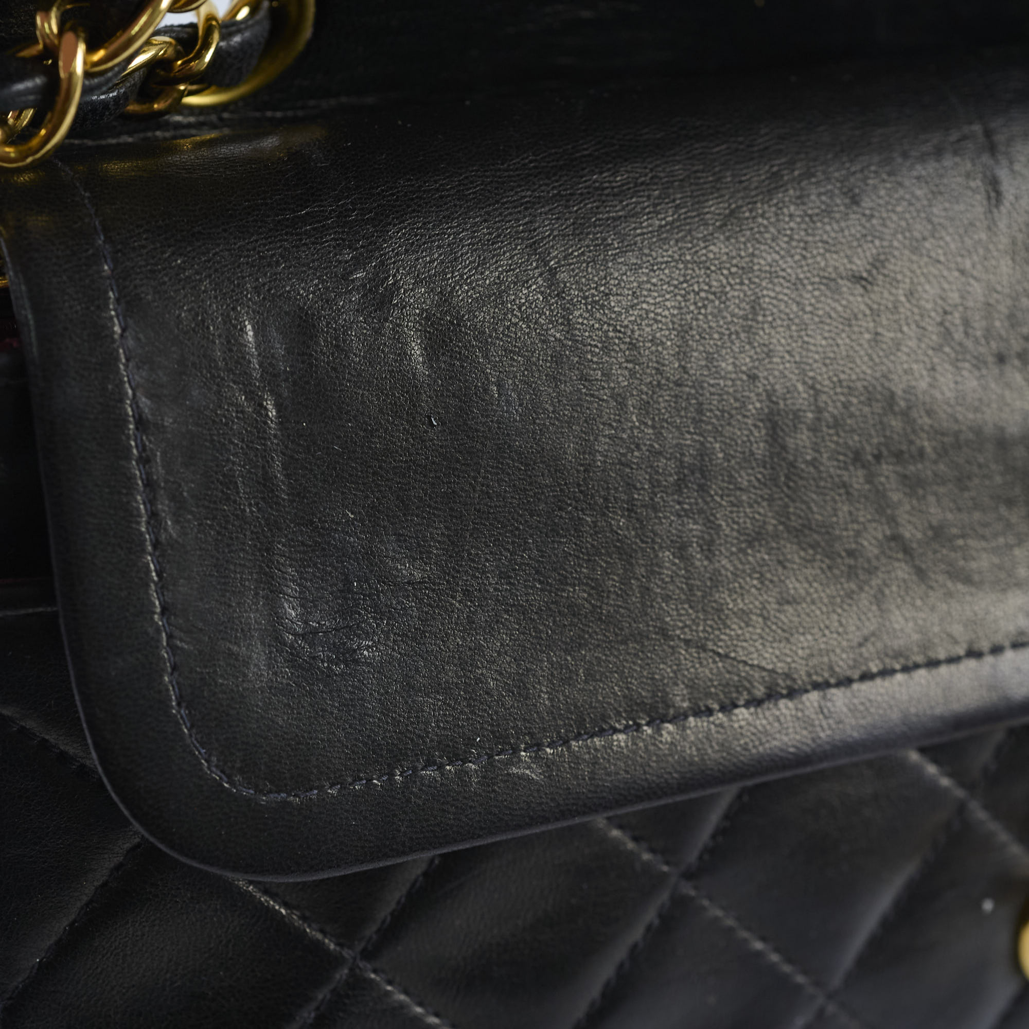 Chanel vintage small classic flap black