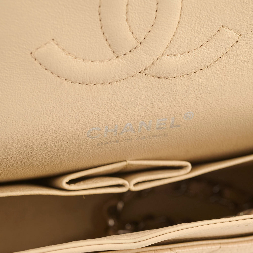 Chanel Classic Flap Medium/Large Caviar Beige