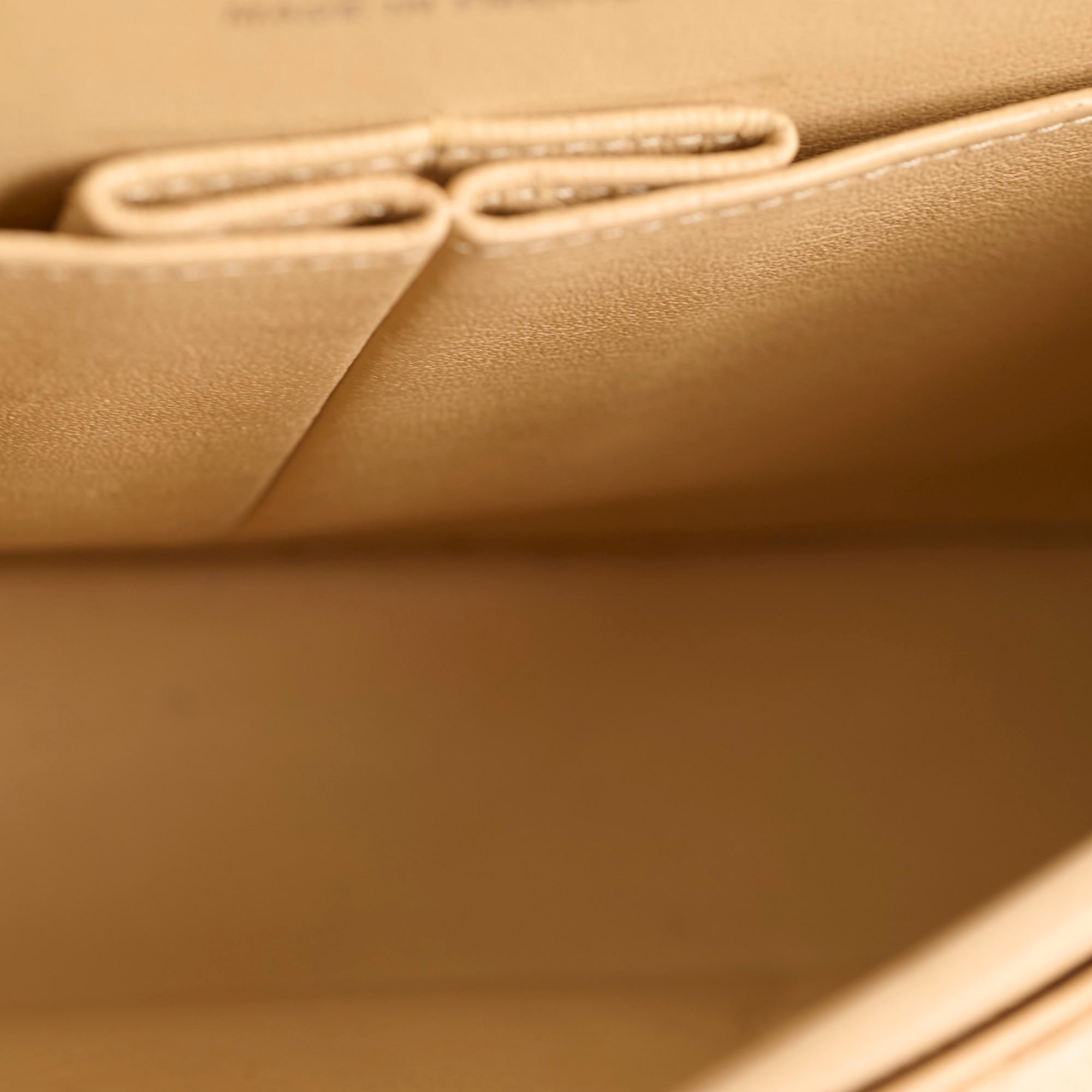 Chanel Medium/Large Double Classic Flap Beige