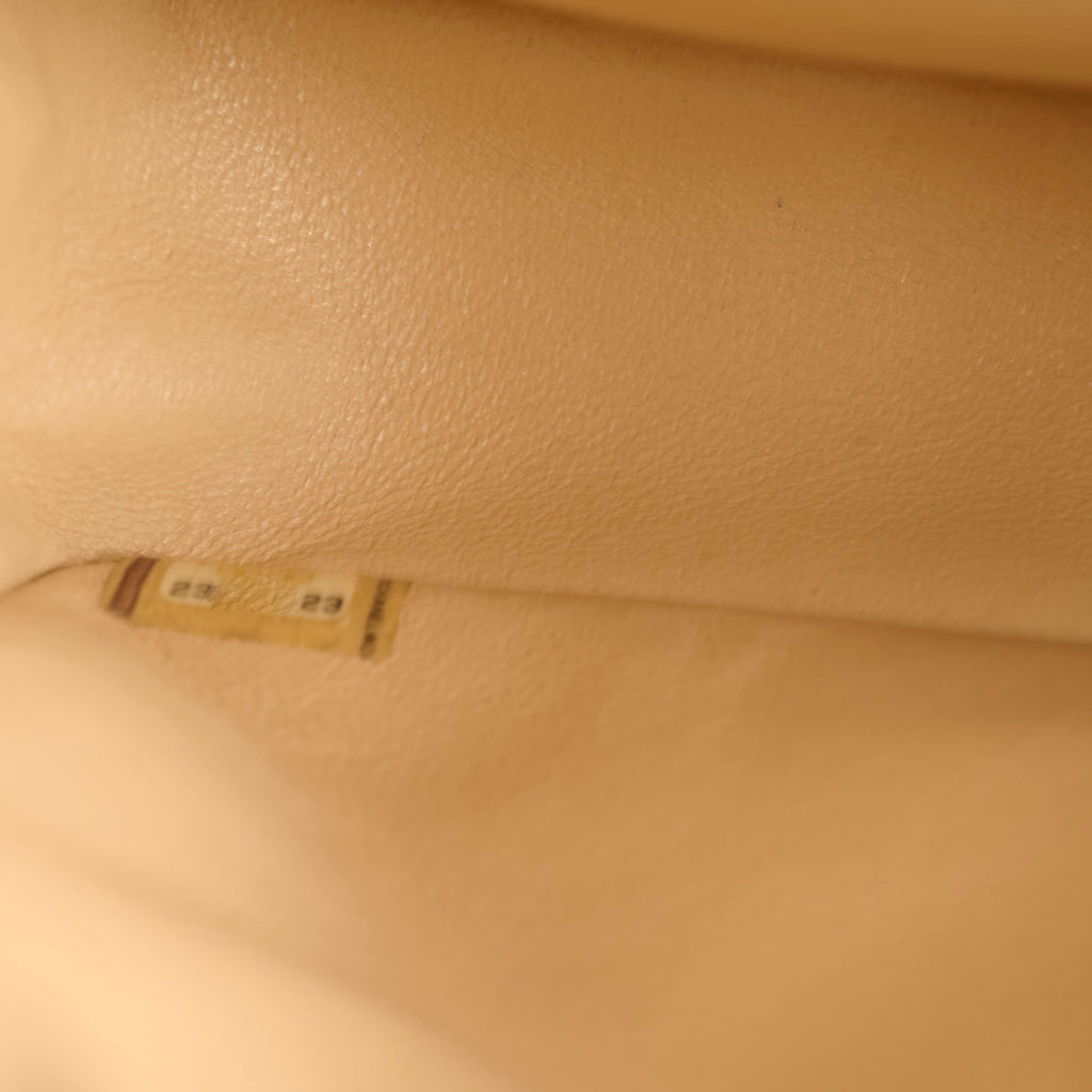 Chanel Medium/Large Double Classic Flap Beige