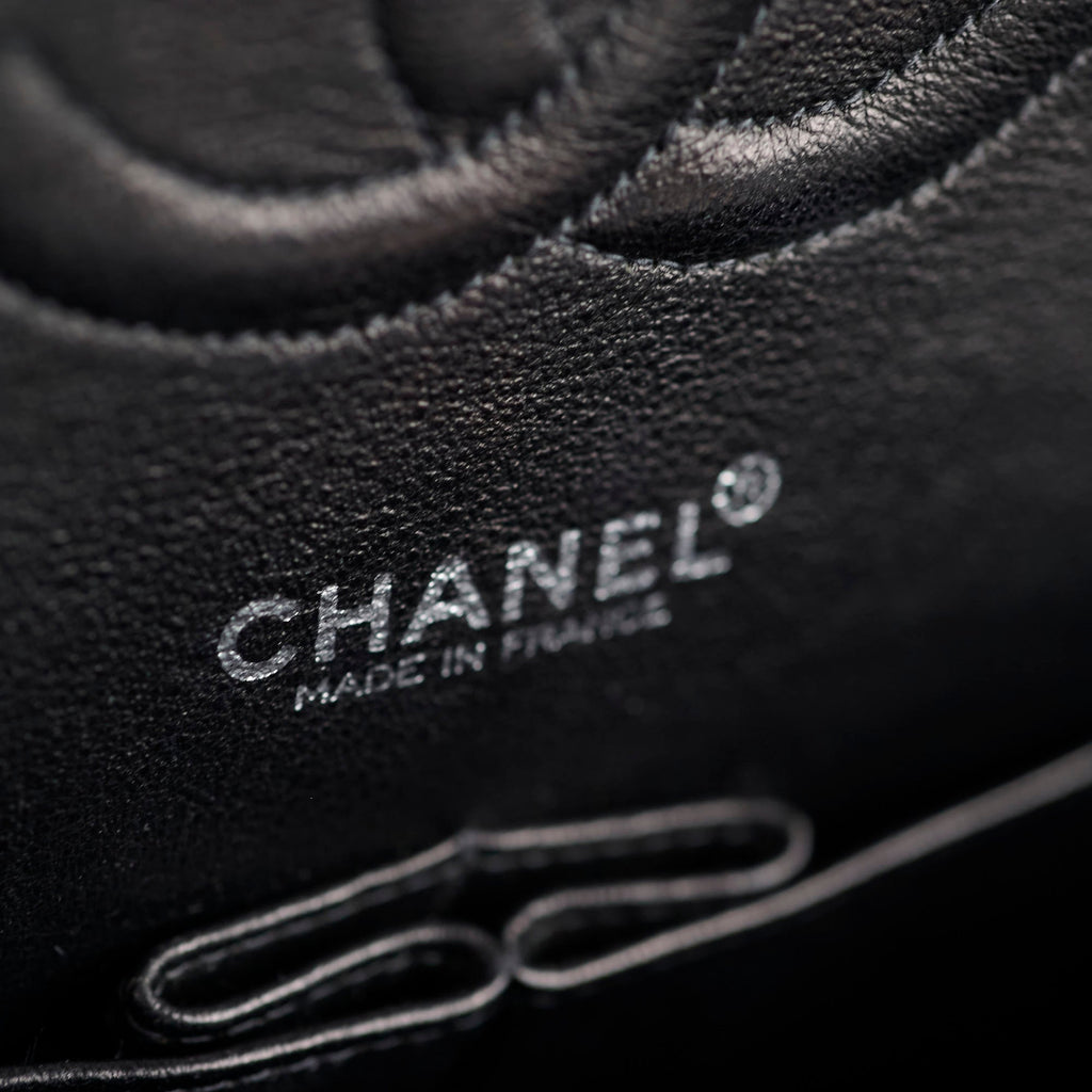 Chanel Vintage Caviar Medium/Large Double Classic Flap